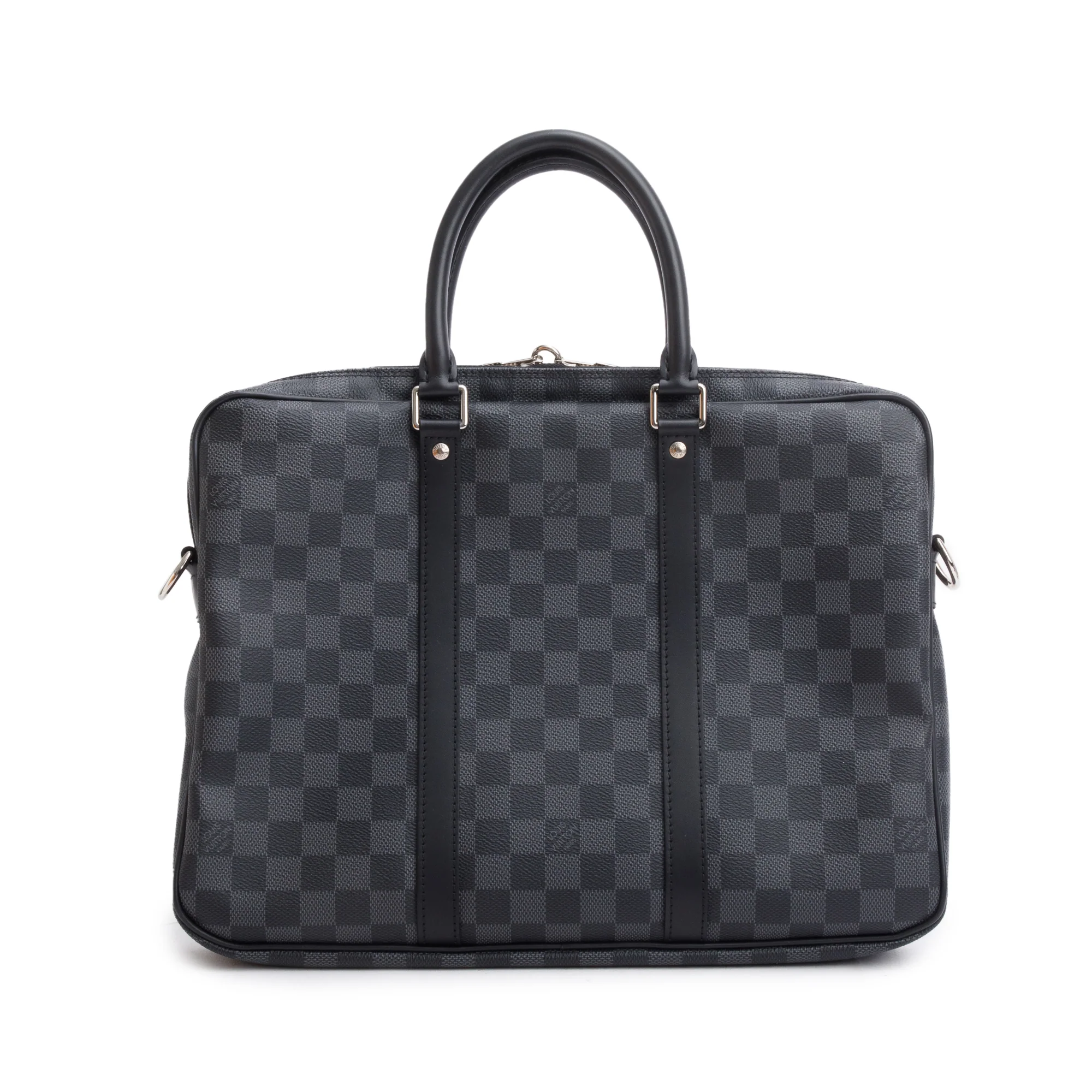 Louis Vuitton Damier Graphite Porte-Documents Voyage PM w/ Strap & Box - Image 3
