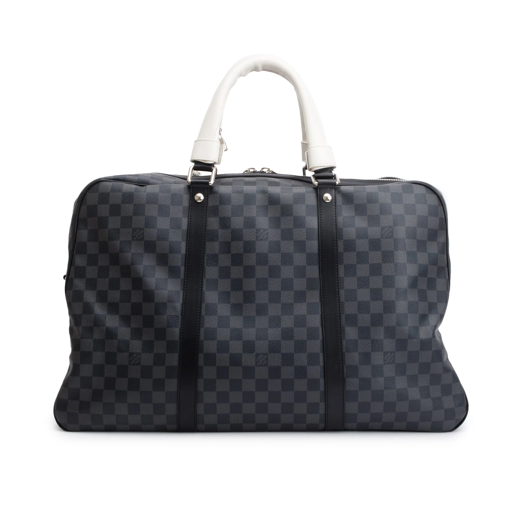 Louis Vuitton Damier Graphite Sac De Voyage Weekender Bag w/ Strap - Image 5