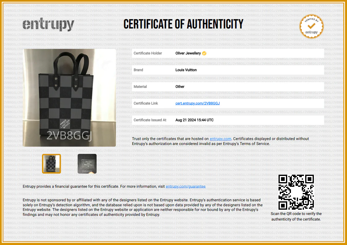 Louis Vuitton Damier Graphite Sac Plat XS w/ Strap - Image 9