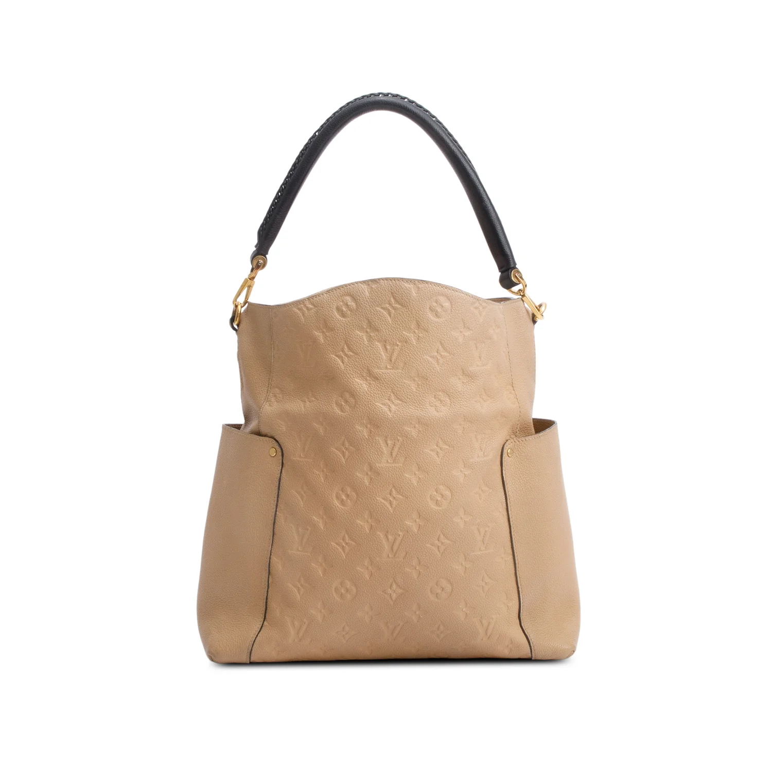 Louis Vuitton Dune Monogram Empreinte Leather Bagatelle w/ Strap - Image 5