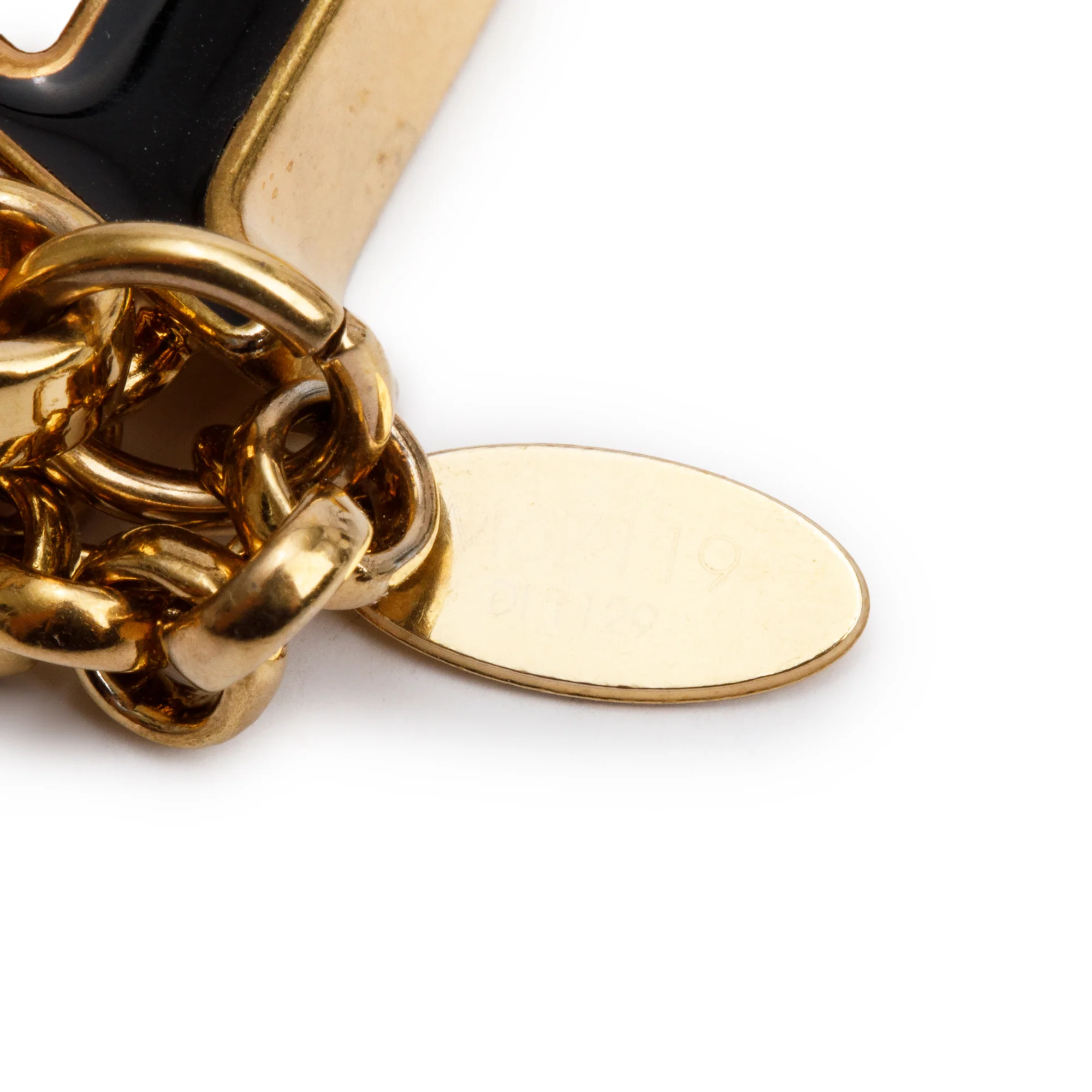 Louis Vuitton Gold-Tone Fleur de Monogram Bag Charm - Image 3