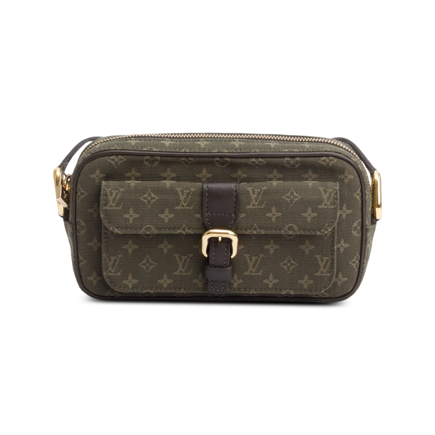 Louis Vuitton Green Monogram Mini Lin Juliette Crossbody Bag - Image 3
