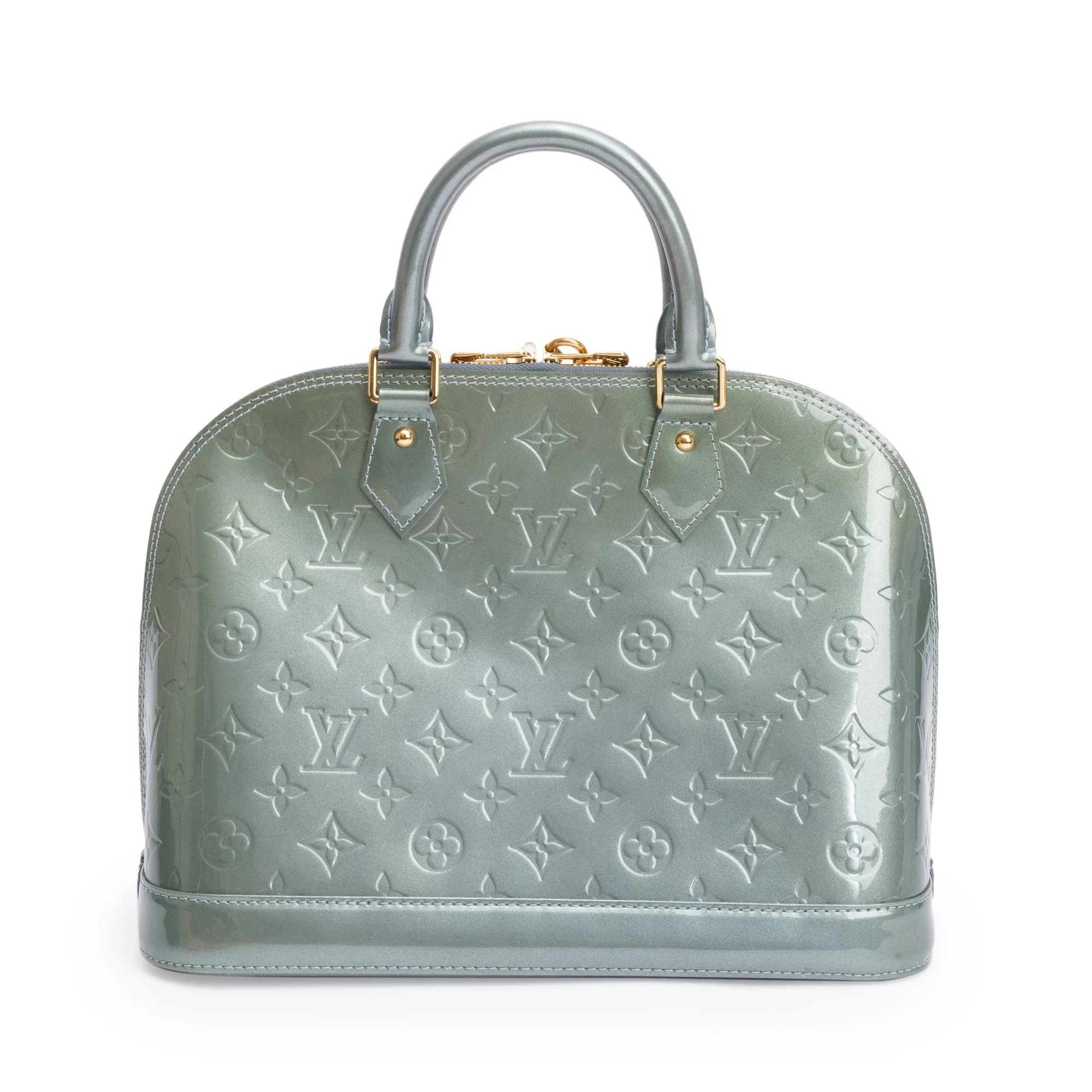 Louis Vuitton Green Monogram Vernis Alma PM - Image 3