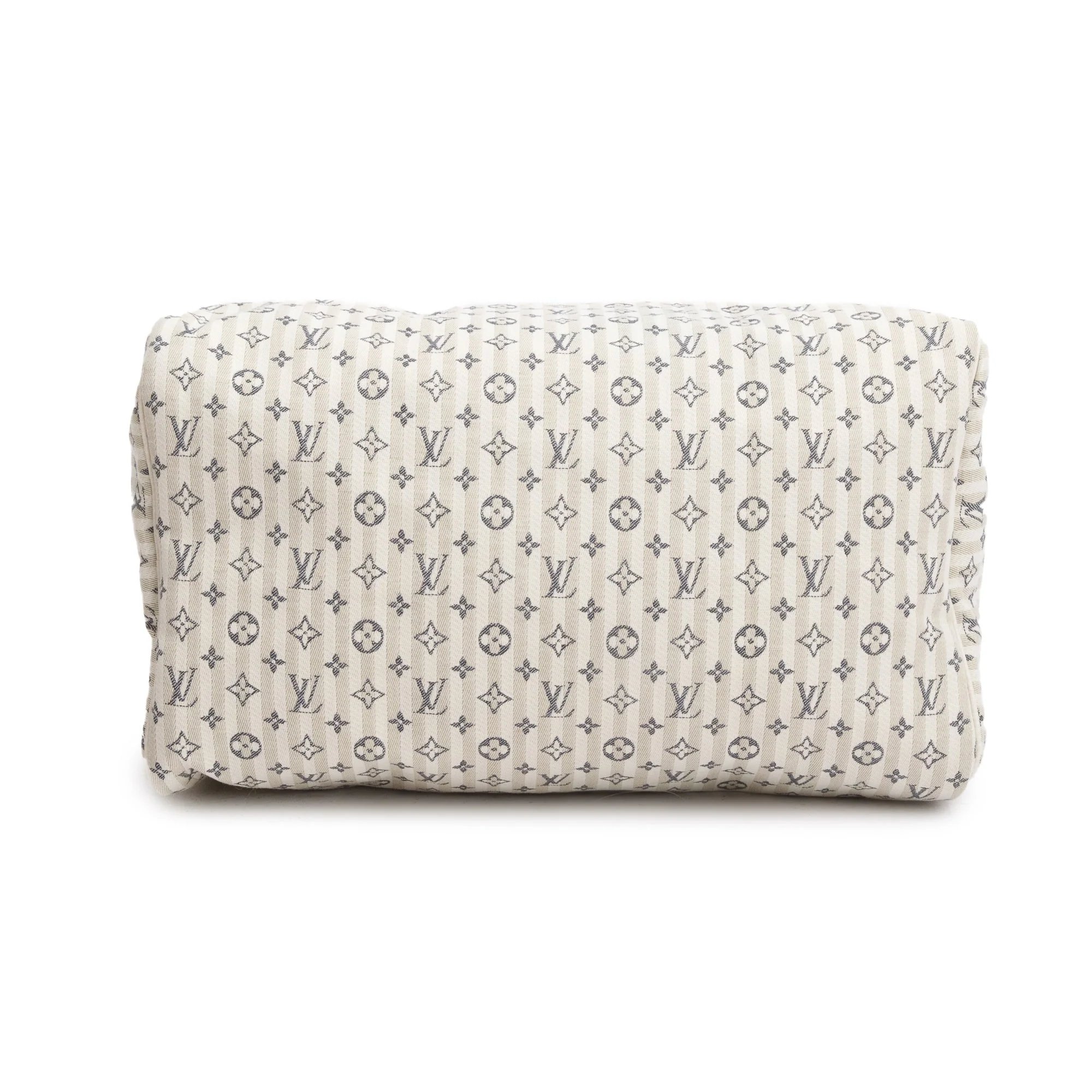 Louis Vuitton Grey Monogram Mini Lin Speedy 30 - Image 5