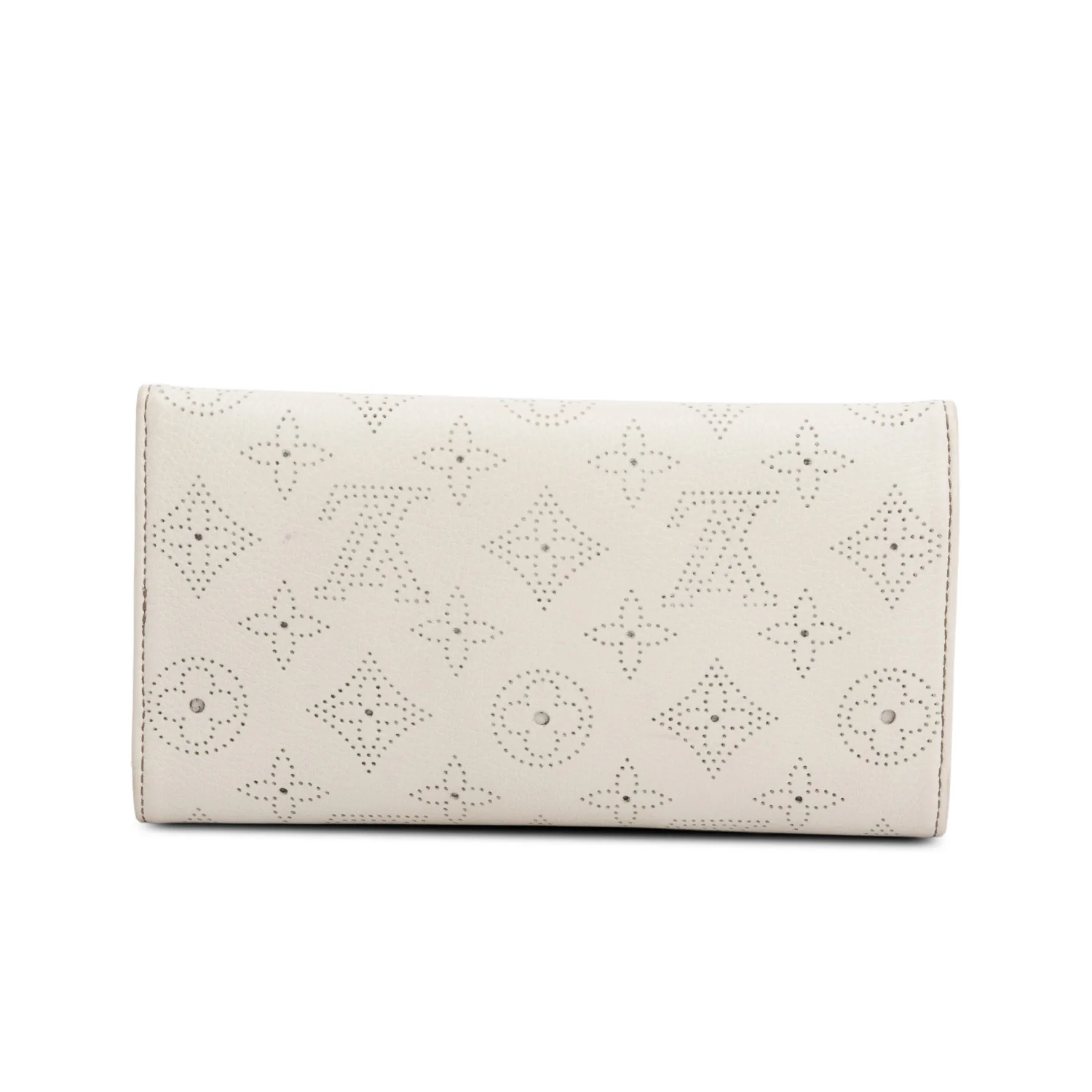 Louis Vuitton Ivory Monogram Mahina Leather Amelia Wallet - Image 3