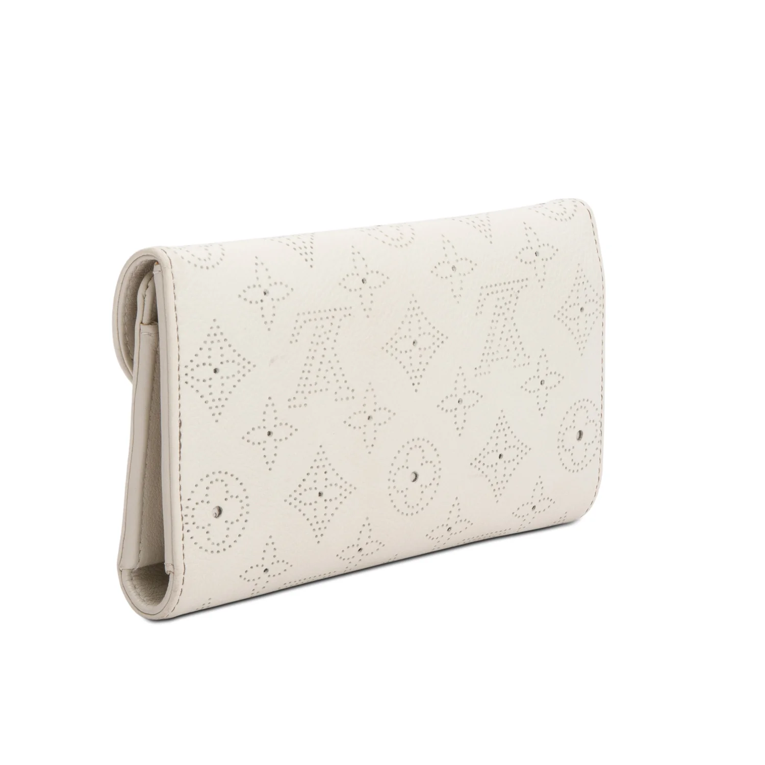 Louis Vuitton Ivory Monogram Mahina Leather Amelia Wallet - Image 4