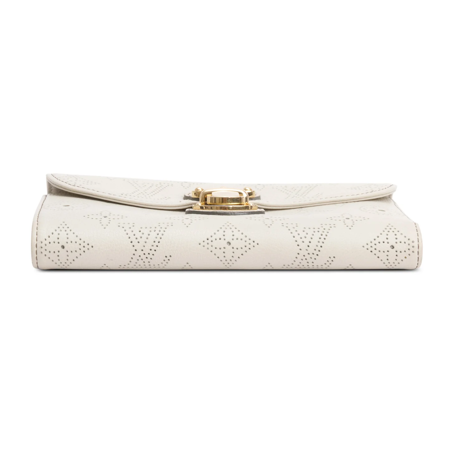 Louis Vuitton Ivory Monogram Mahina Leather Amelia Wallet - Image 5