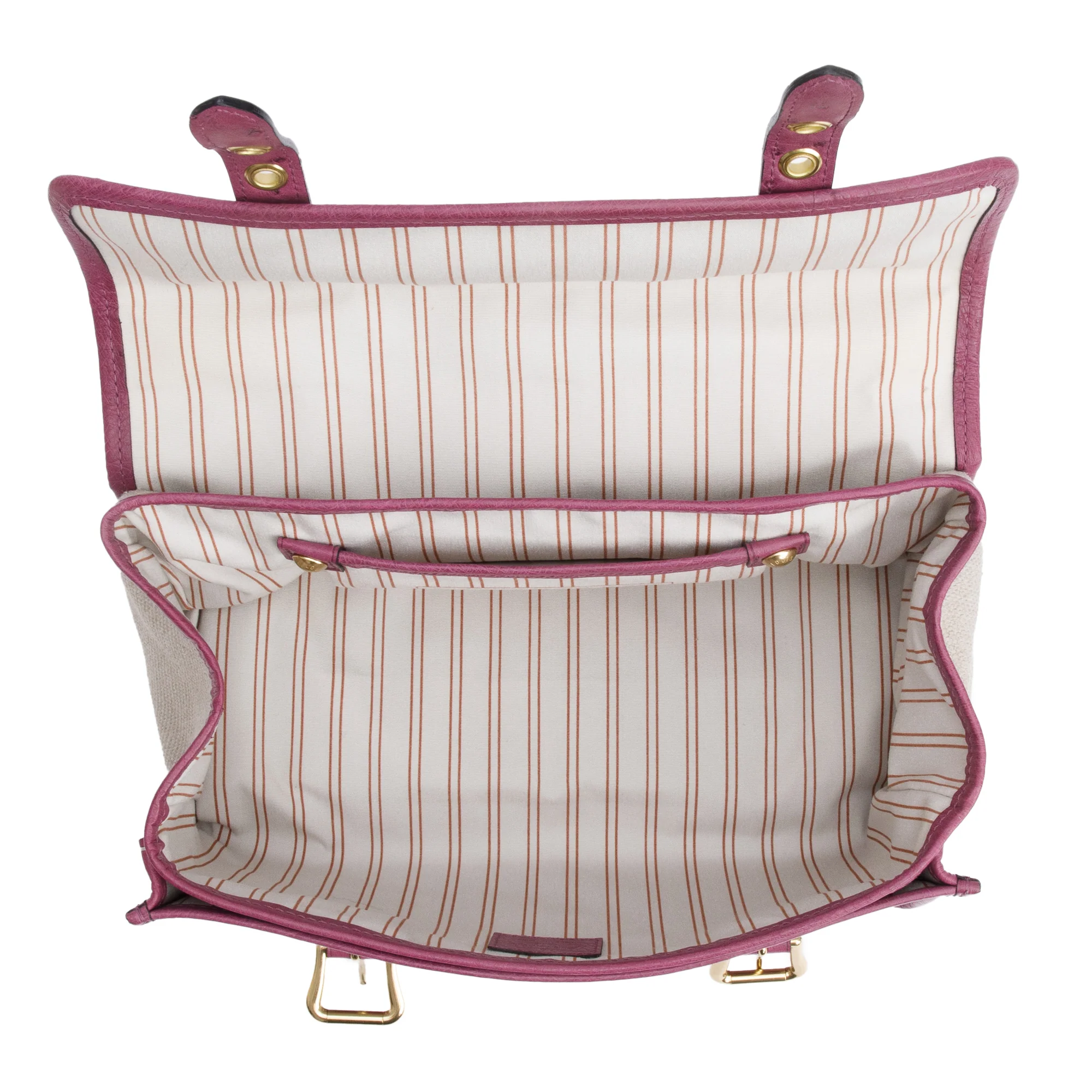 Louis Vuitton Lilac Toile Ostrich Toile Trianon Sac Express GM Bag - Image 6