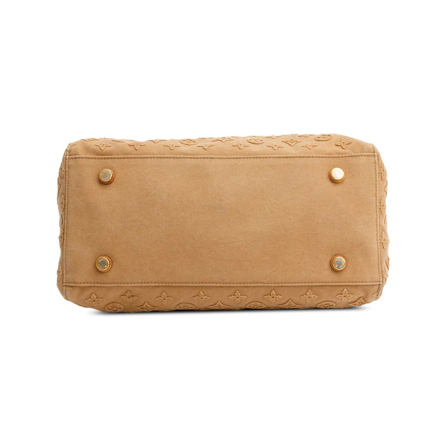 Louis Vuitton Limited Edition Brown Monogram Denim Stone Speedy Bandouliere 35 - Image 7