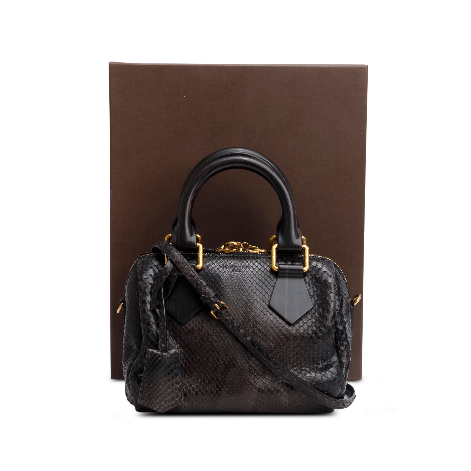 Louis Vuitton Limited Edition Python Devoile Speedy 20 w/ Box & Strap - Image 2