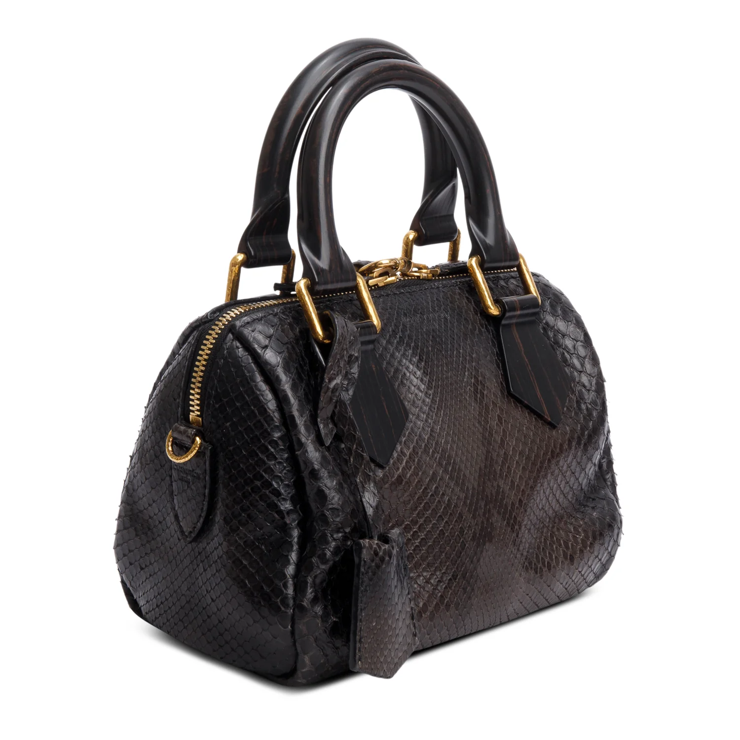 Louis Vuitton Limited Edition Python Devoile Speedy 20 w/ Box & Strap - Image 4