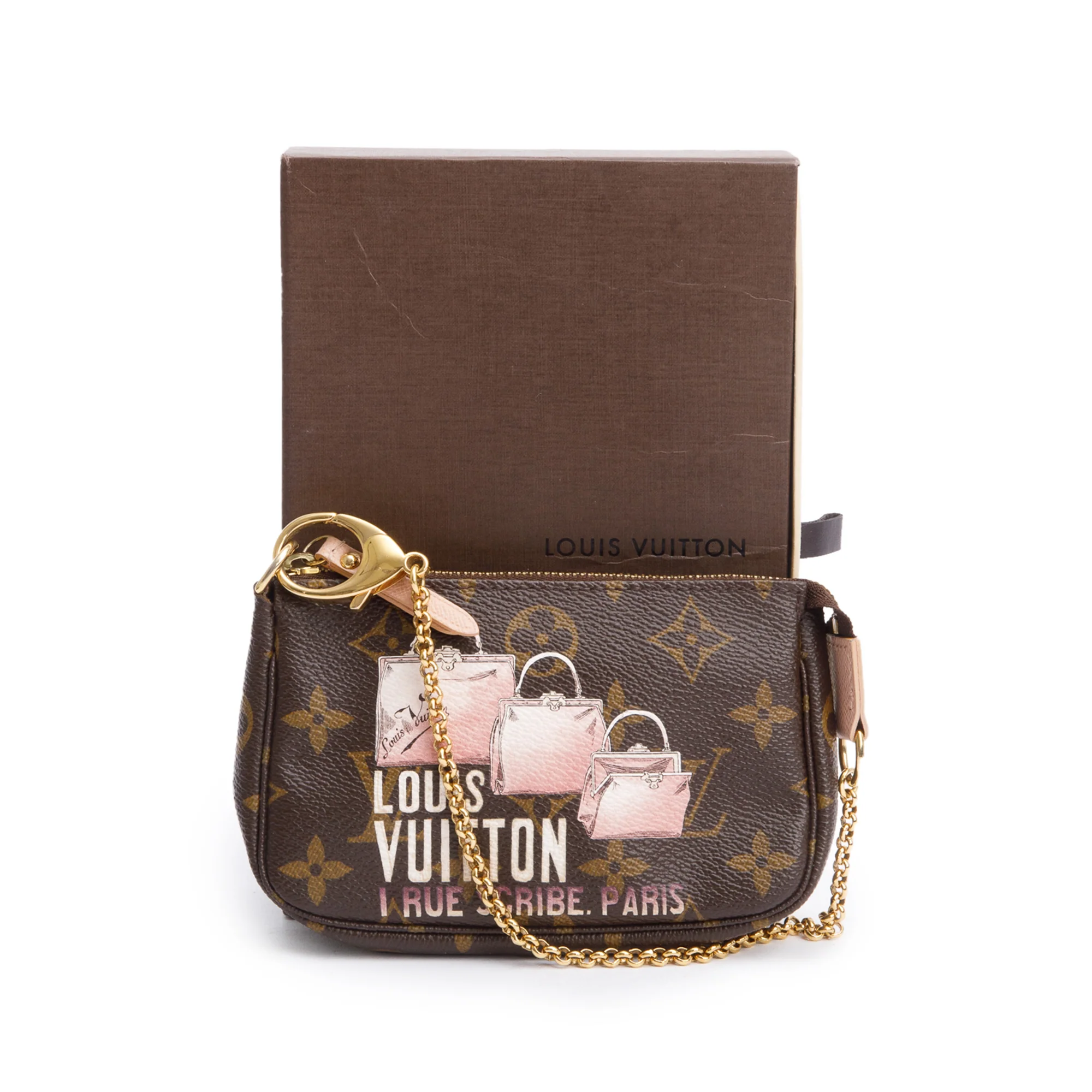 Louis Vuitton Monogram Affiche Mini Pochette Accessories w/ Box - Image 2