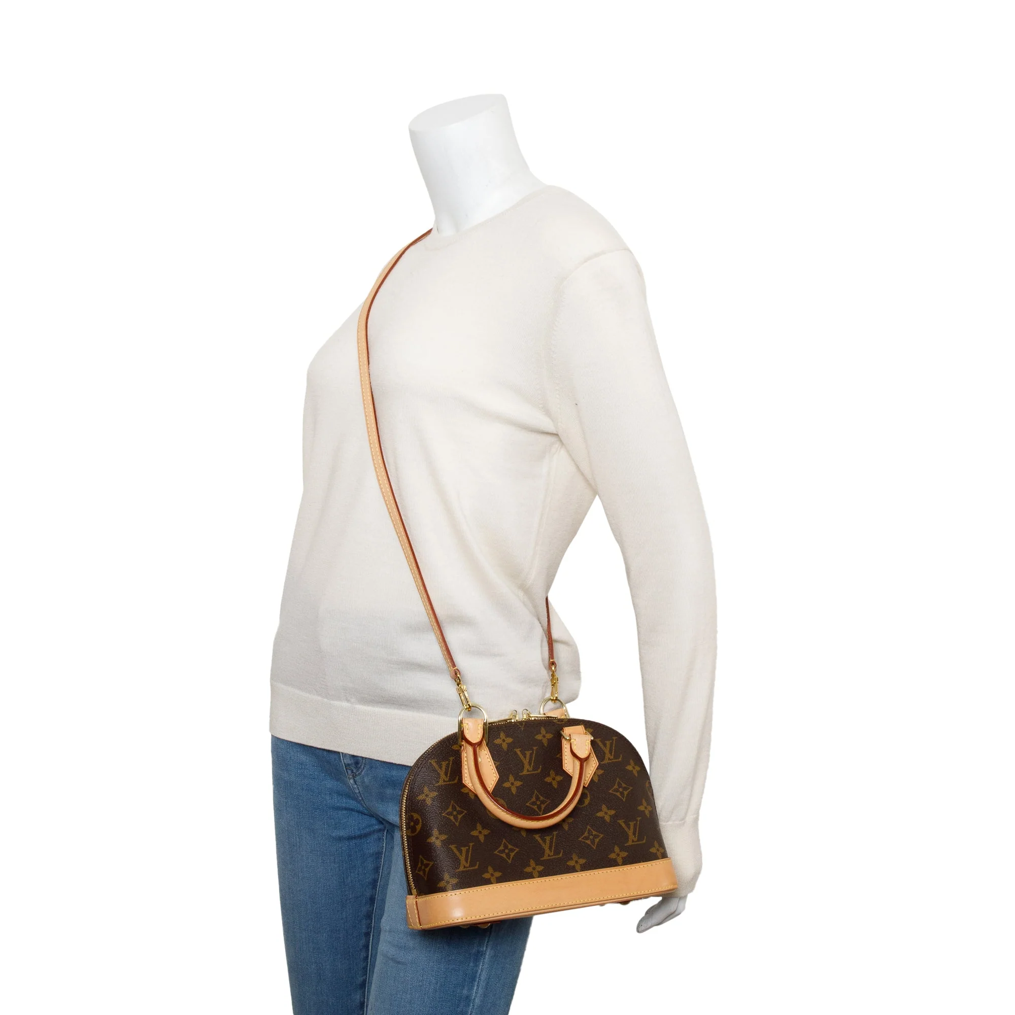 Louis Vuitton Monogram Alma BB w/ Strap & Box - Image 11