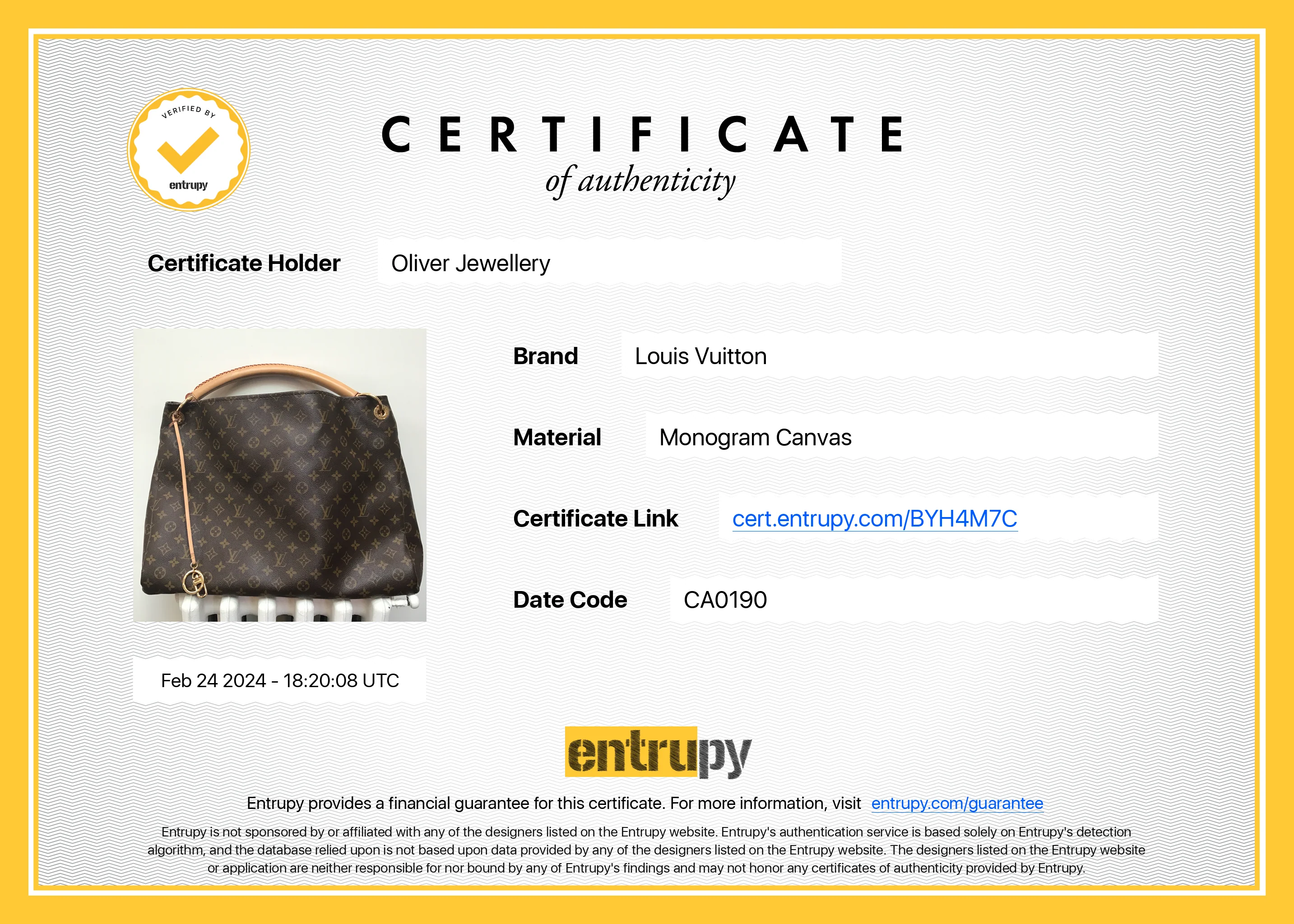 Louis Vuitton Monogram Artsy GM - Image 10