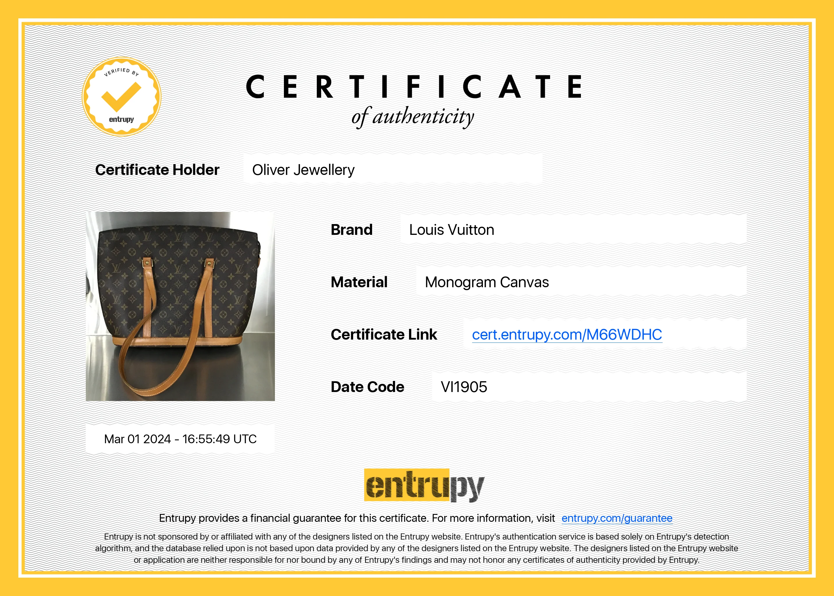 Louis Vuitton Monogram Babylone Tote - Image 10