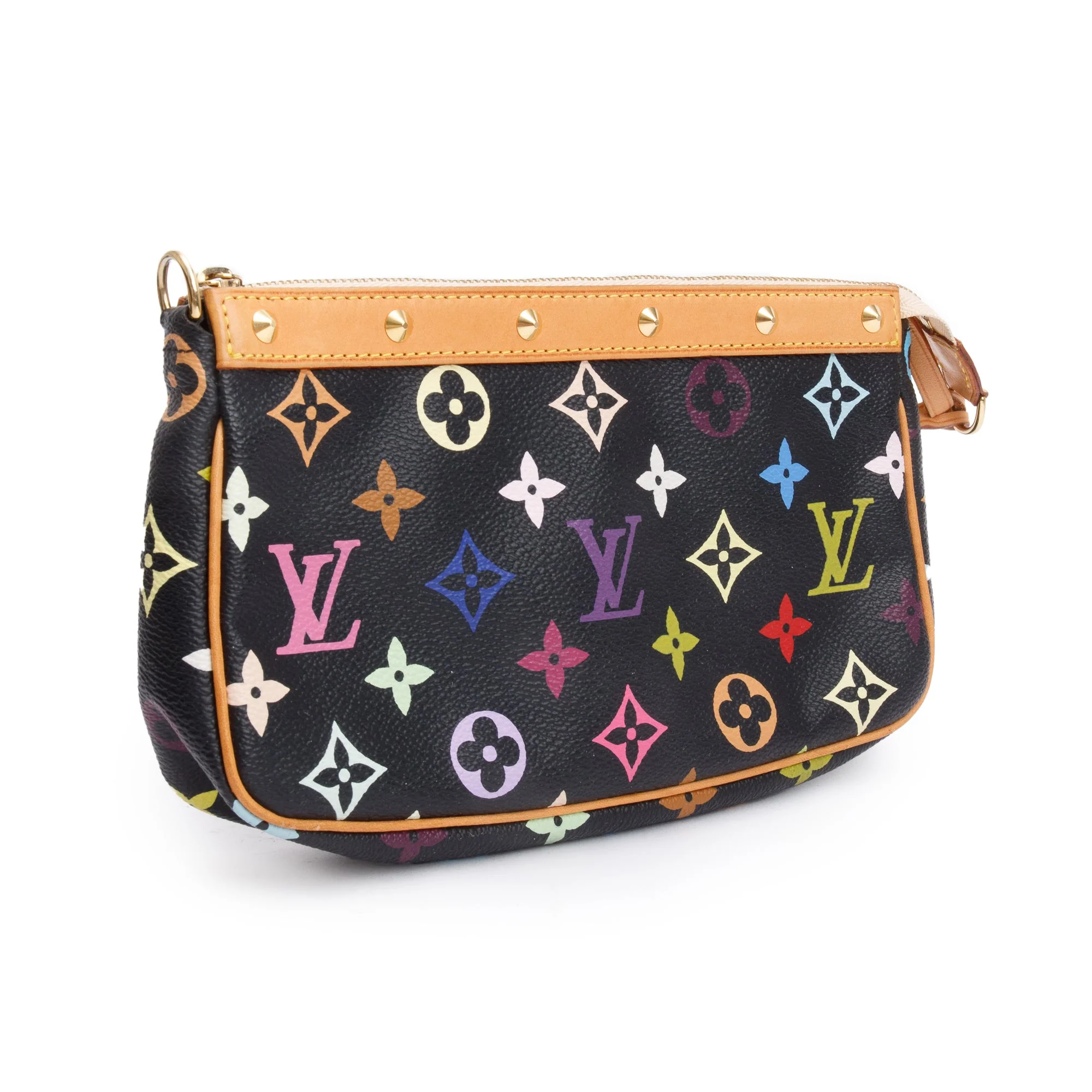 Louis Vuitton Monogram Black Multicolore Pochette Accessories - Image 3