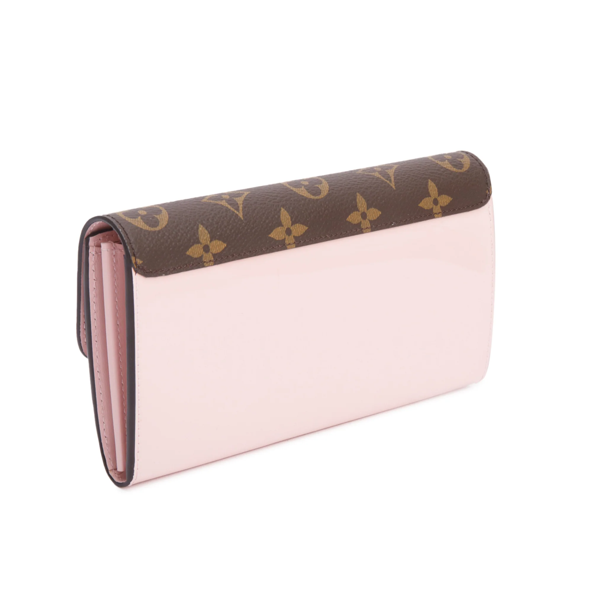 Louis Vuitton Monogram Canvas Pink Vernis Cherrywood Wallet w/ Box - Image 5