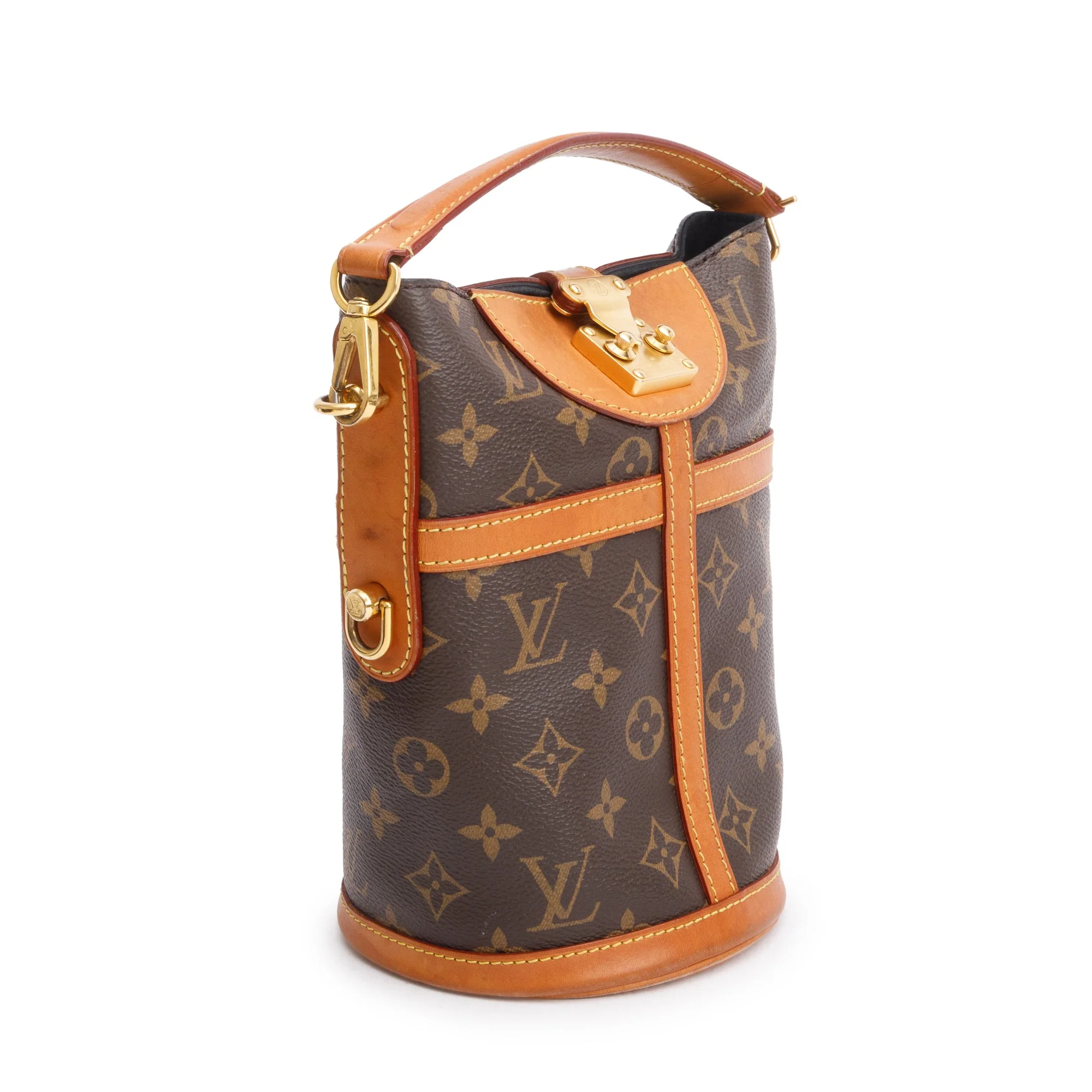Louis Vuitton Monogram Duffle Crossbody Bag - Image 4