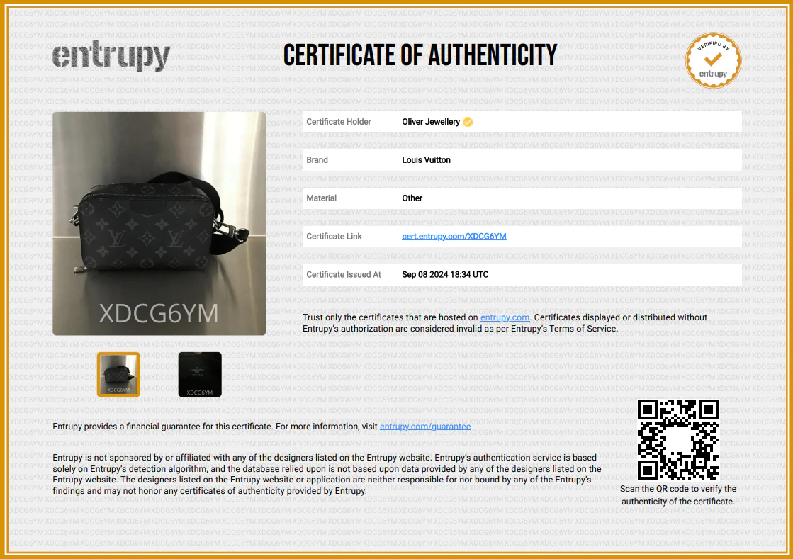 Louis Vuitton Monogram Eclipse Alpha Wearable Wallet Crossbody - Image 9