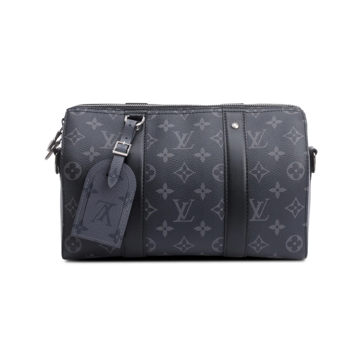 Louis Vuitton Monogram Eclipse City Keepall w/ Strap - Image 3