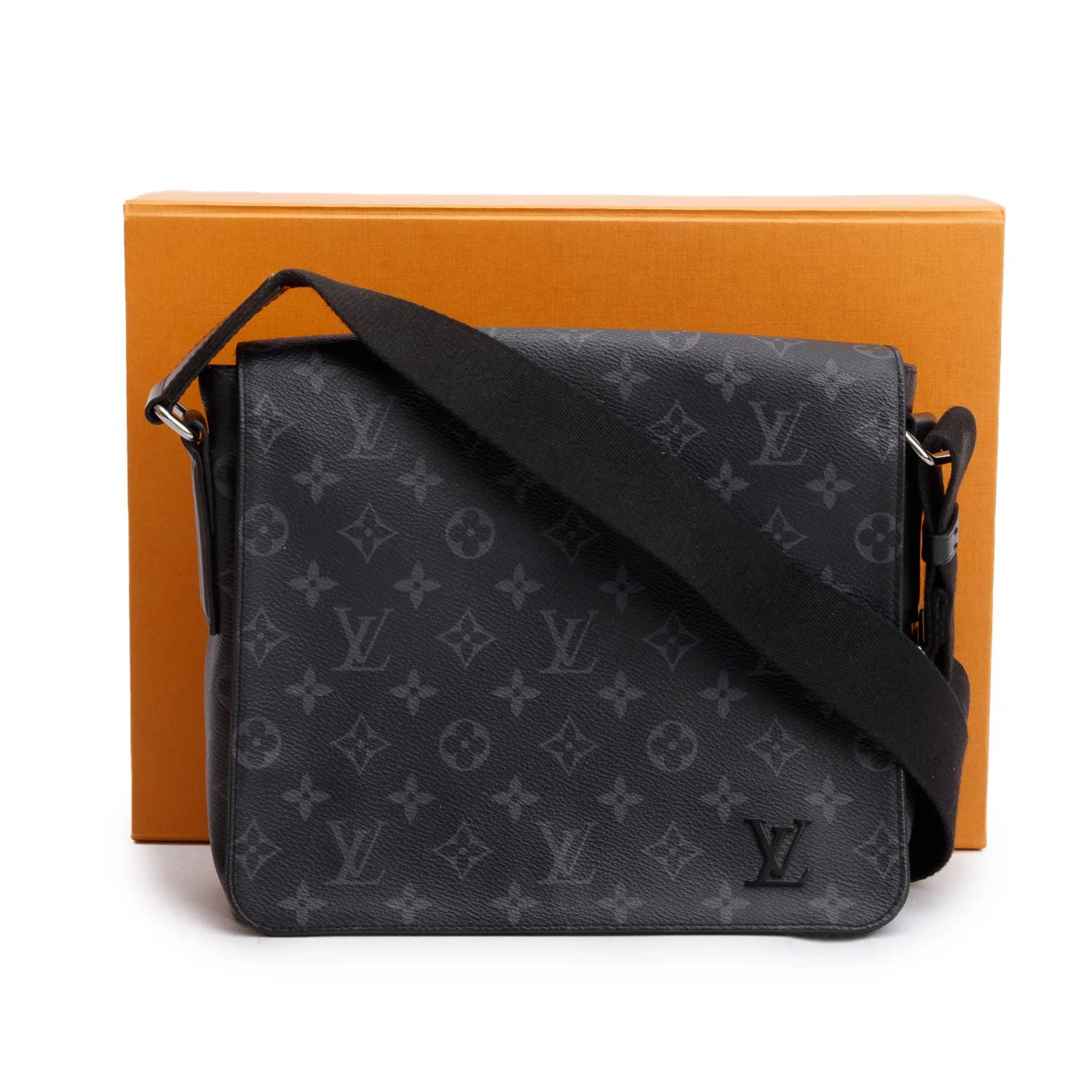 Louis Vuitton Monogram Eclipse District PM Bag w/ Box - Image 2