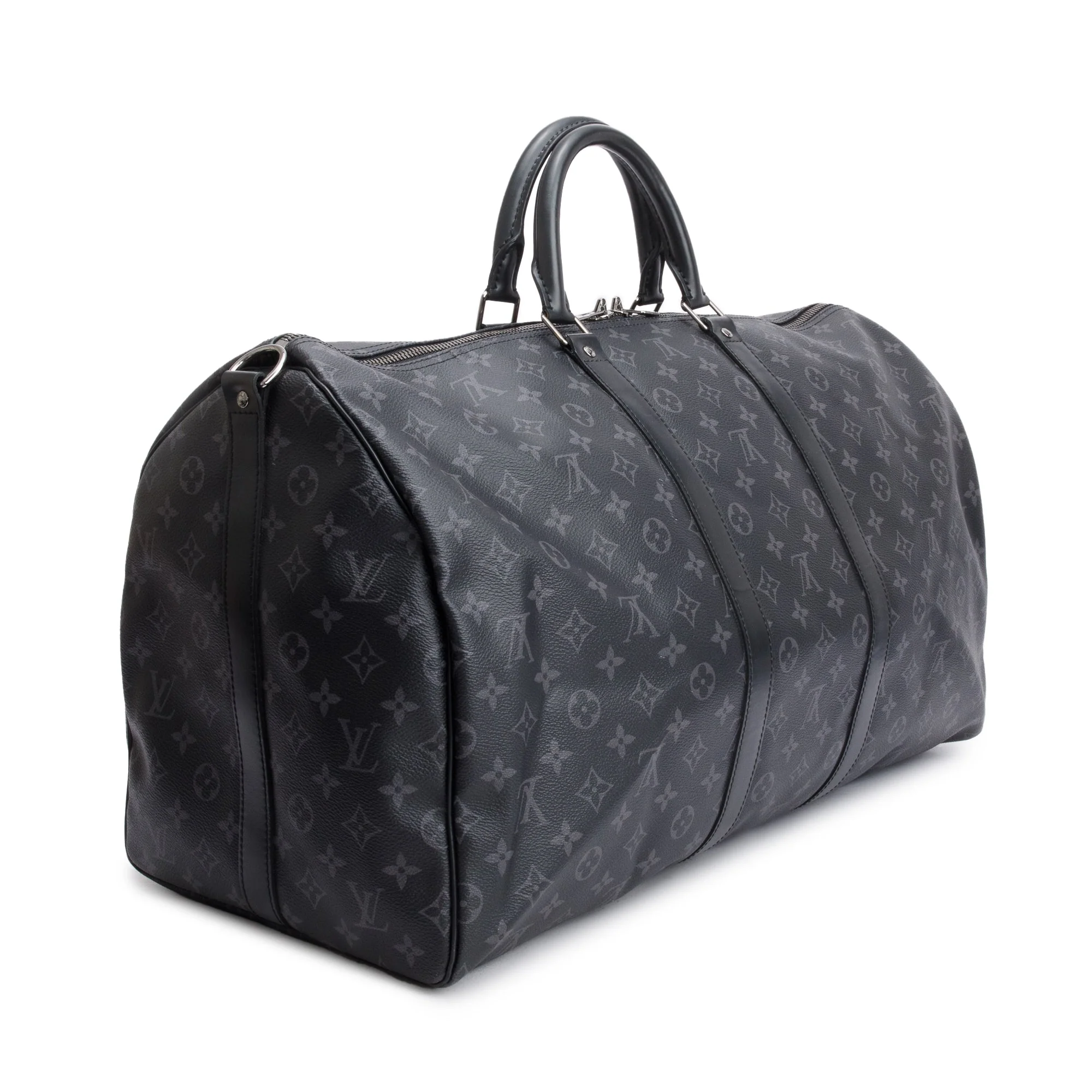 Louis Vuitton Monogram Eclipse Keepall Bandouliere 55 - Image 6