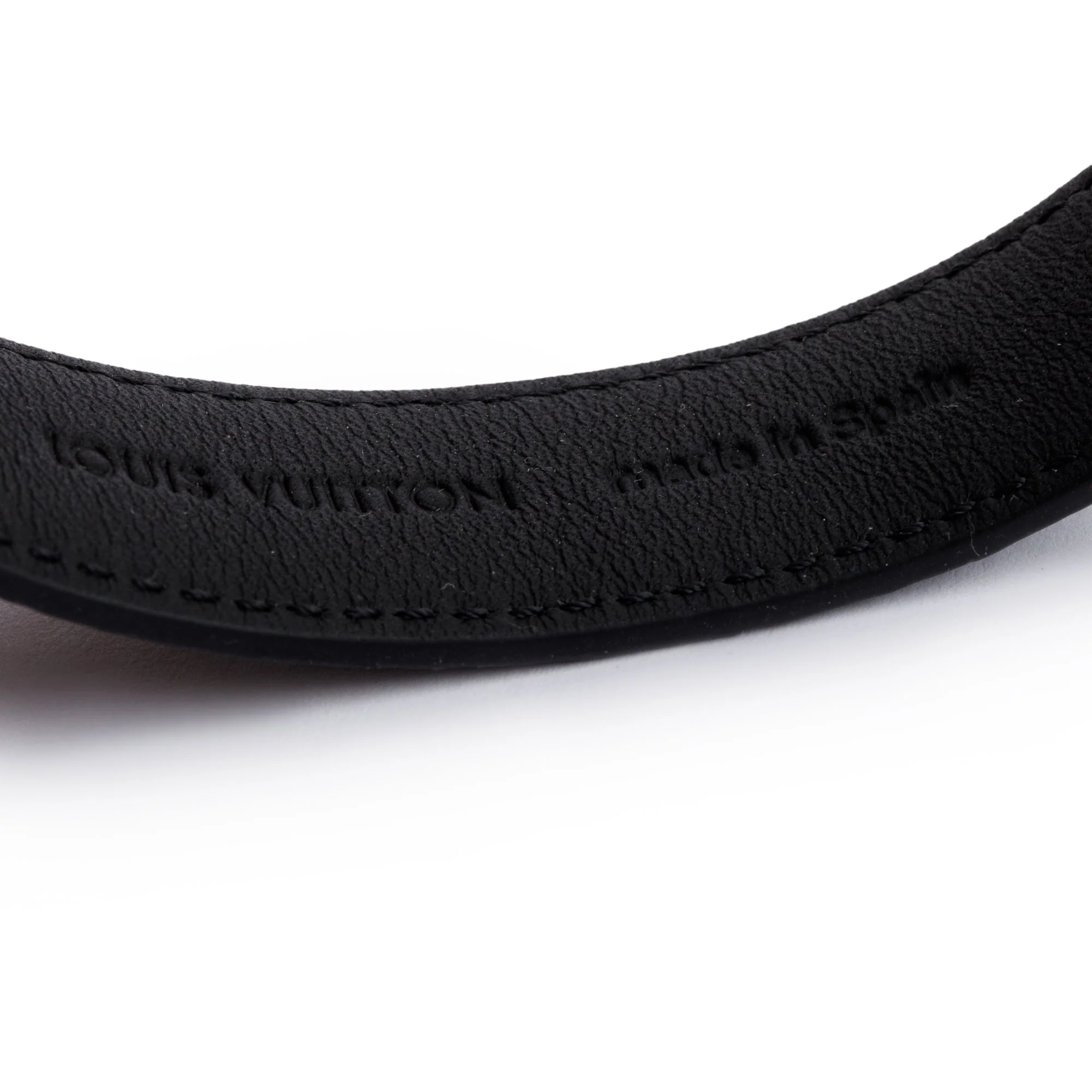 Louis Vuitton Monogram Eclipse LV Slim Bracelet w/ Box - Image 3