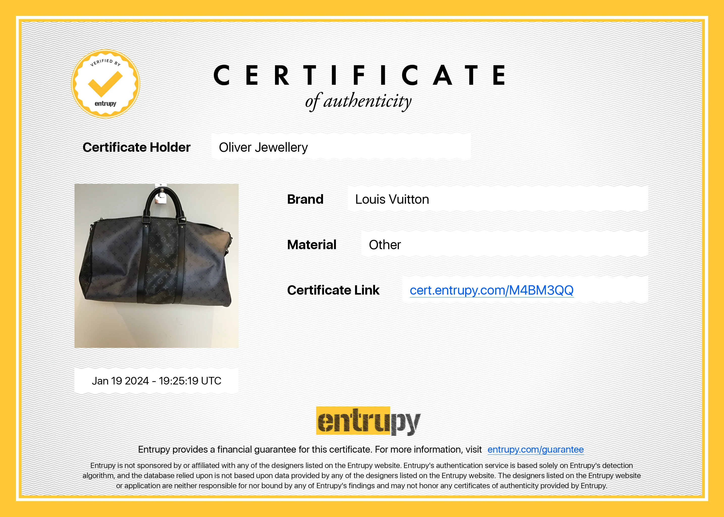 Louis Vuitton Monogram Eclipse Reverse Keepall Bandouliere 50 w/ Strap - Image 7