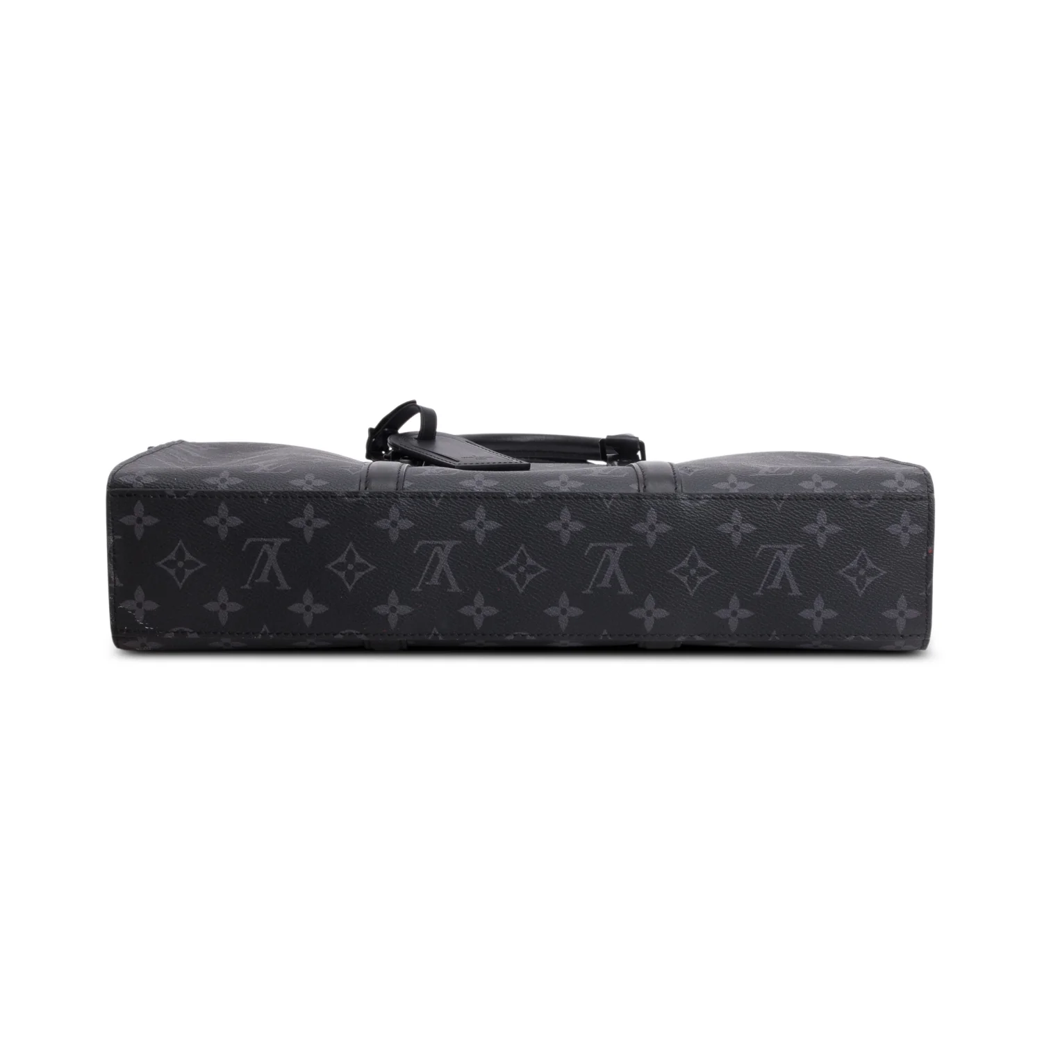 Louis Vuitton Monogram Eclipse Sac Plat 24h w/ Box & Strap - Image 7