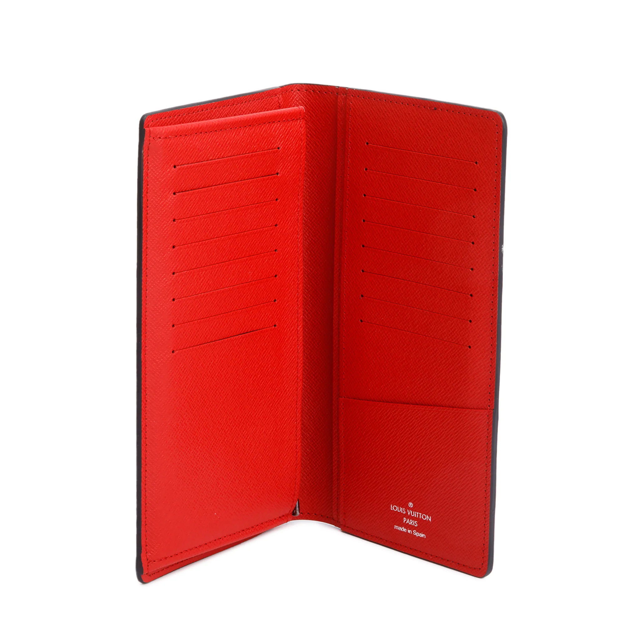 Louis Vuitton Monogram Eclipse Space Age Trunk Print Brazza Wallet - Image 5