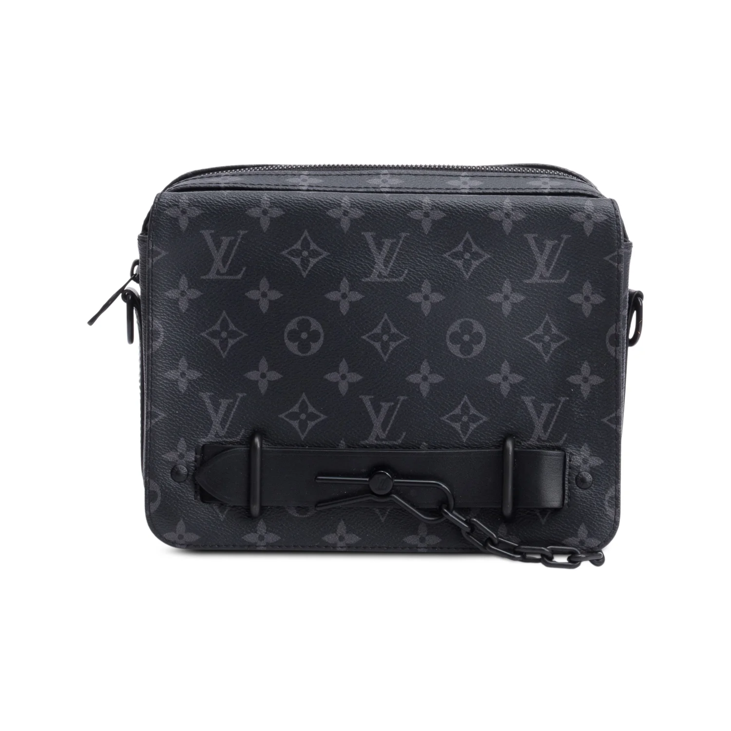Louis Vuitton Monogram Eclipse Steamer Messenger Bag - Image 3