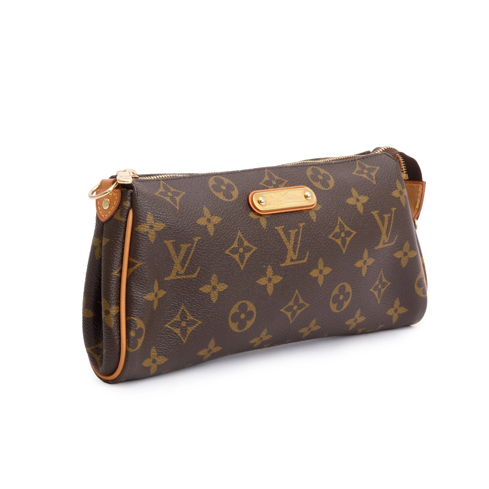 Louis Vuitton Monogram Eva Clutch w/ Strap & Box - Image 5