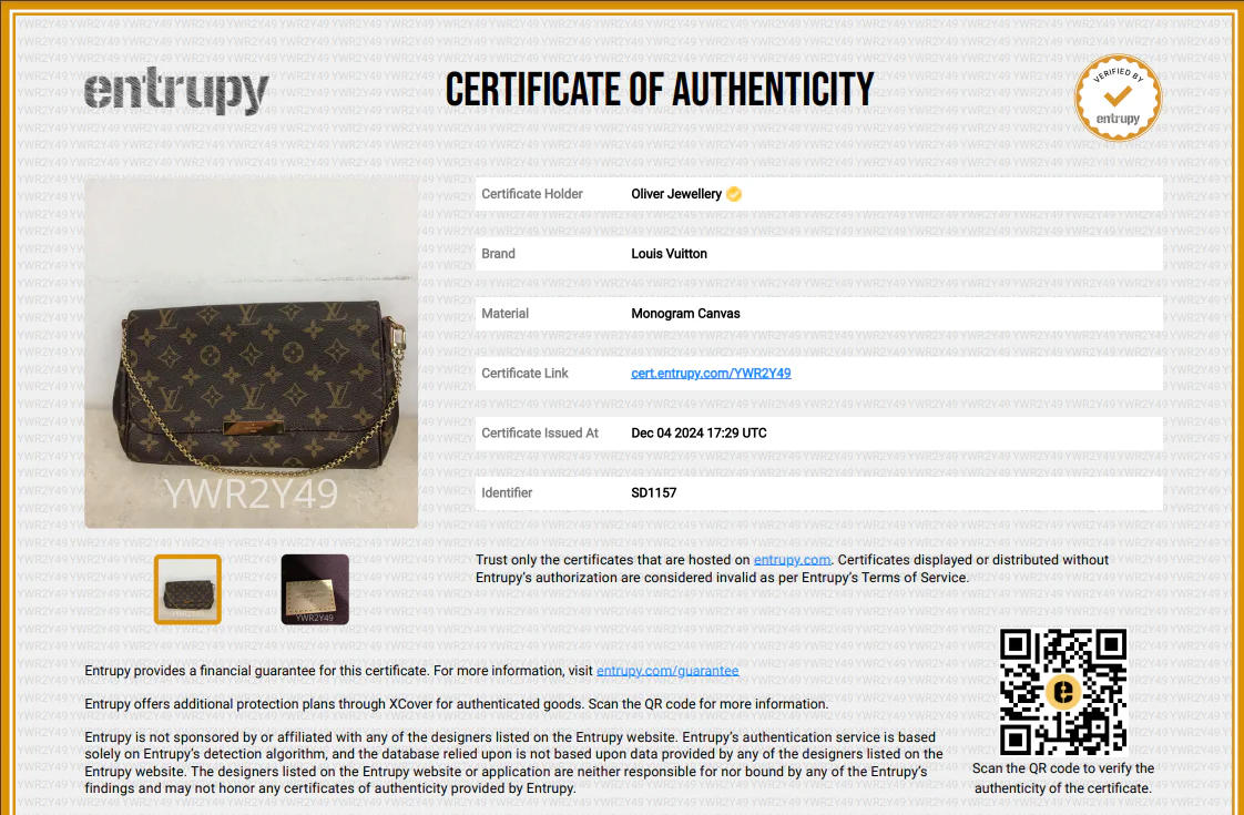Louis Vuitton Monogram Favorite MM w/ Straps & Box - Image 12