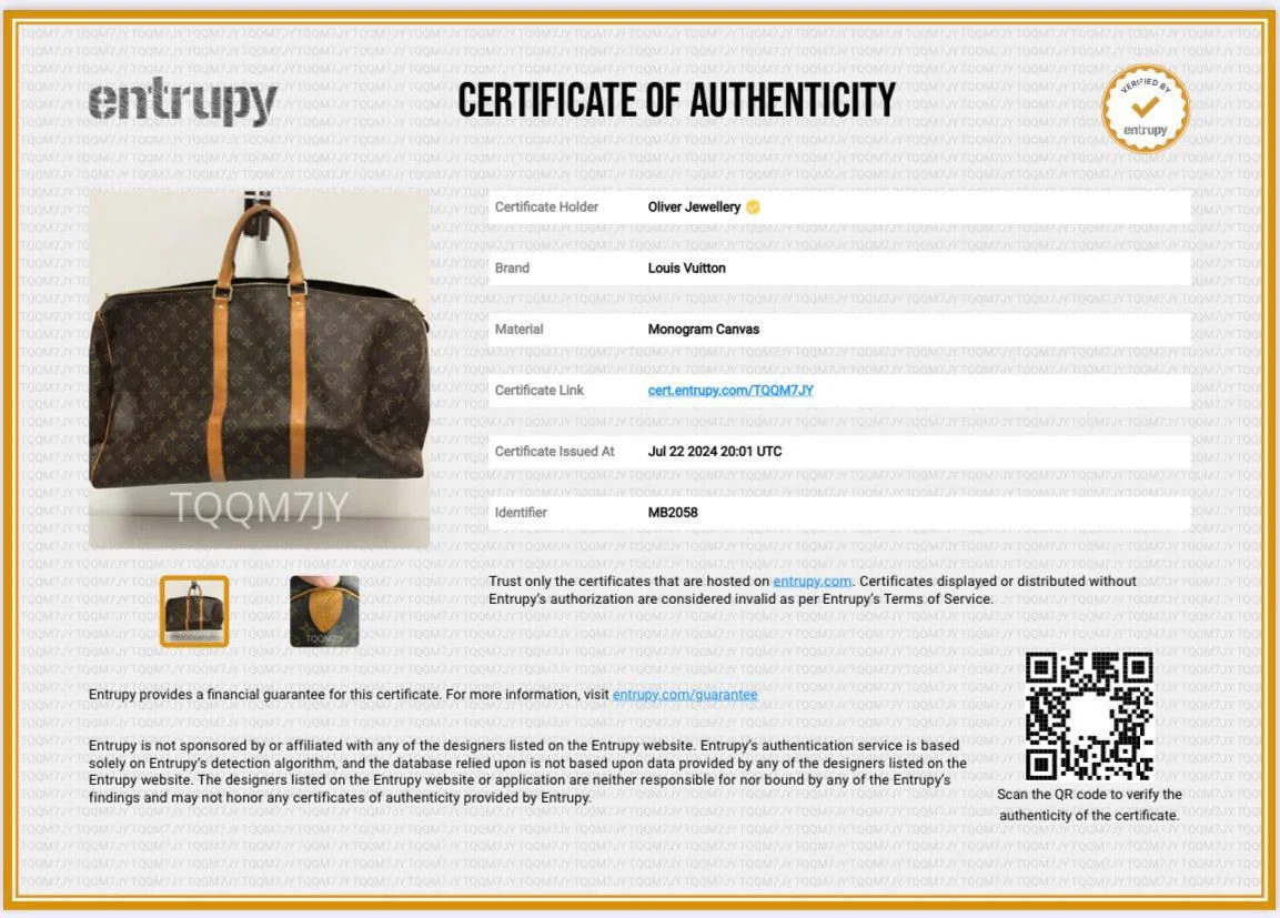 Louis Vuitton Monogram Keepall 55 - Image 7