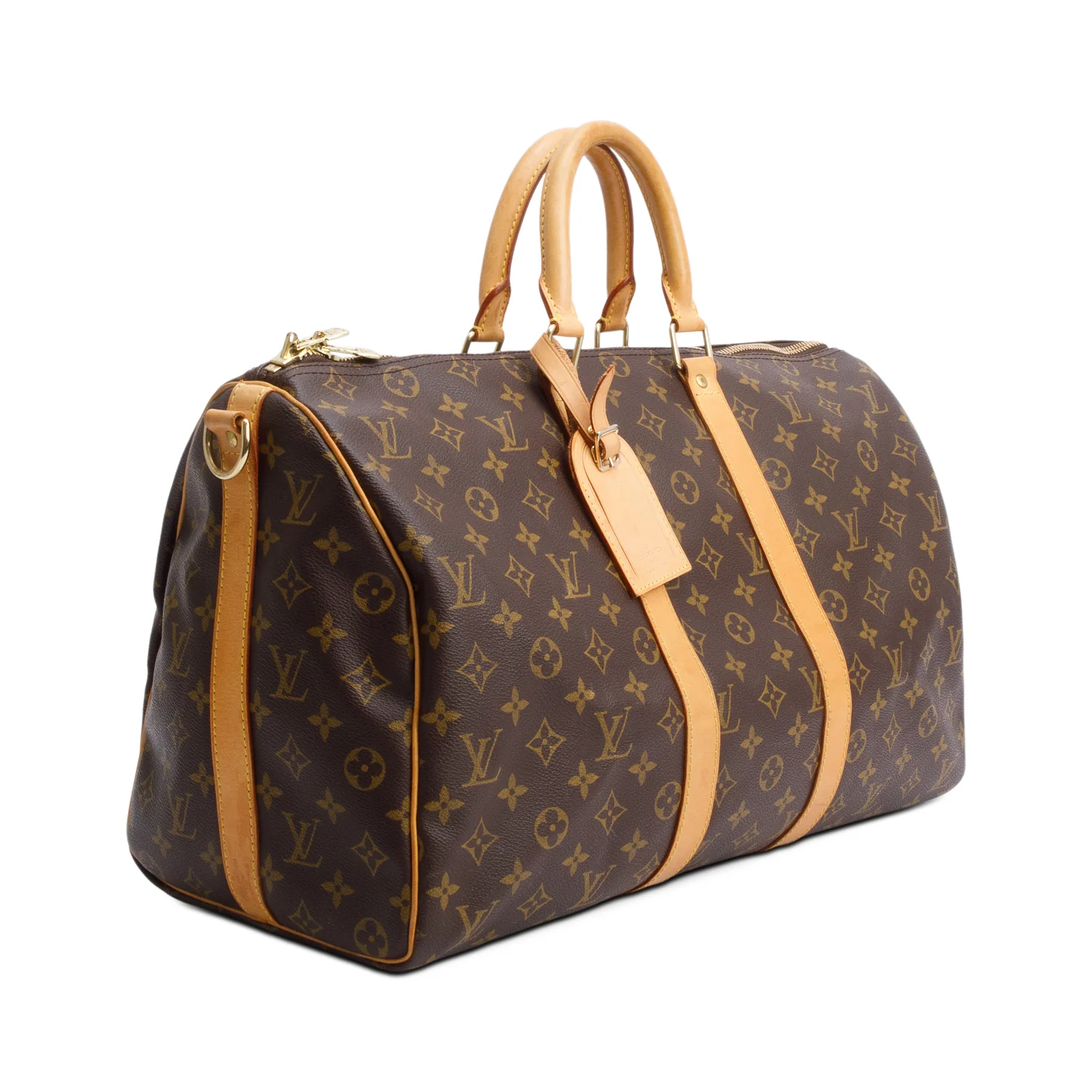 Louis Vuitton Monogram Keepall Bandouliere 45 w/ Strap - Image 4