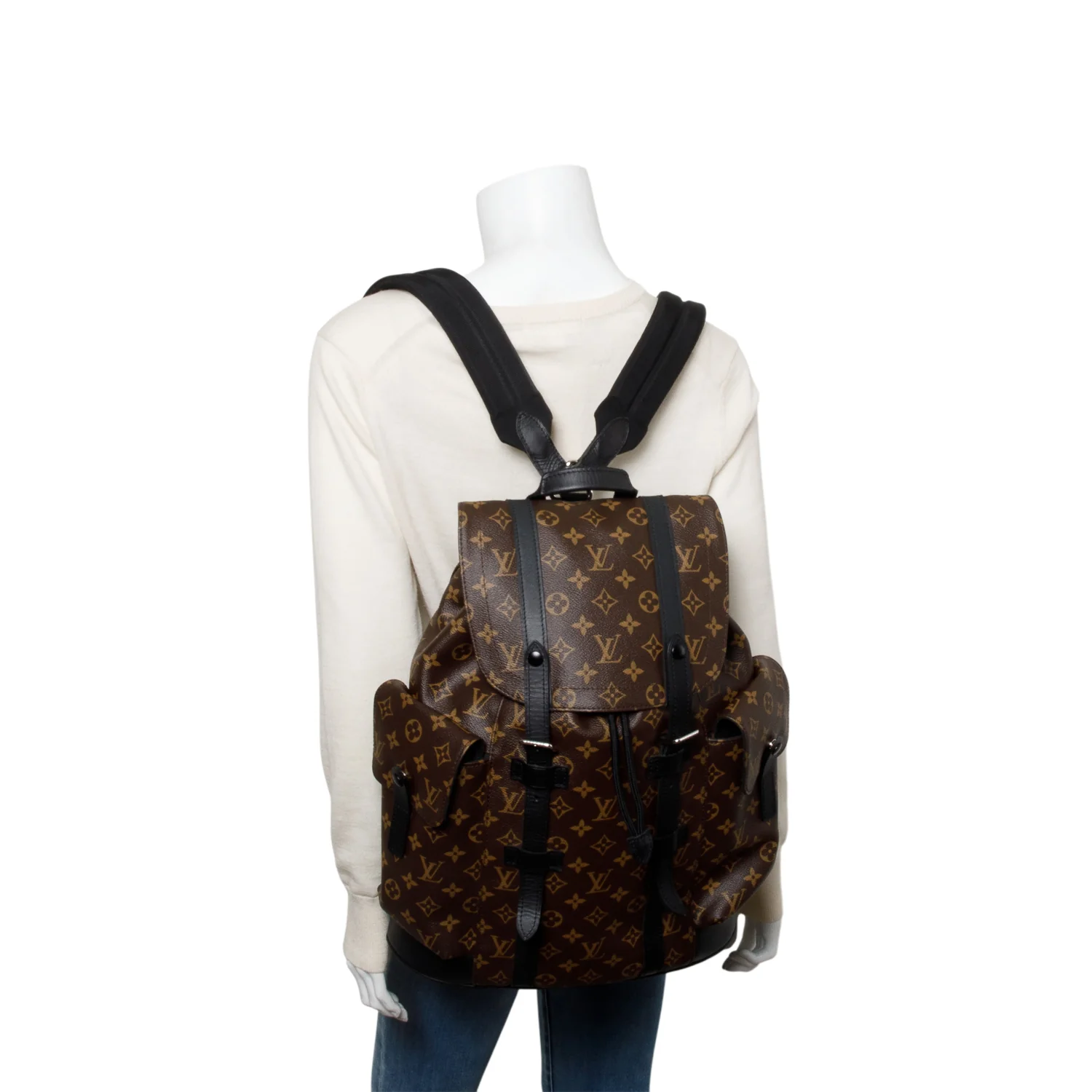 Louis Vuitton Monogram Macassar Christopher MM Backpack - Image 2