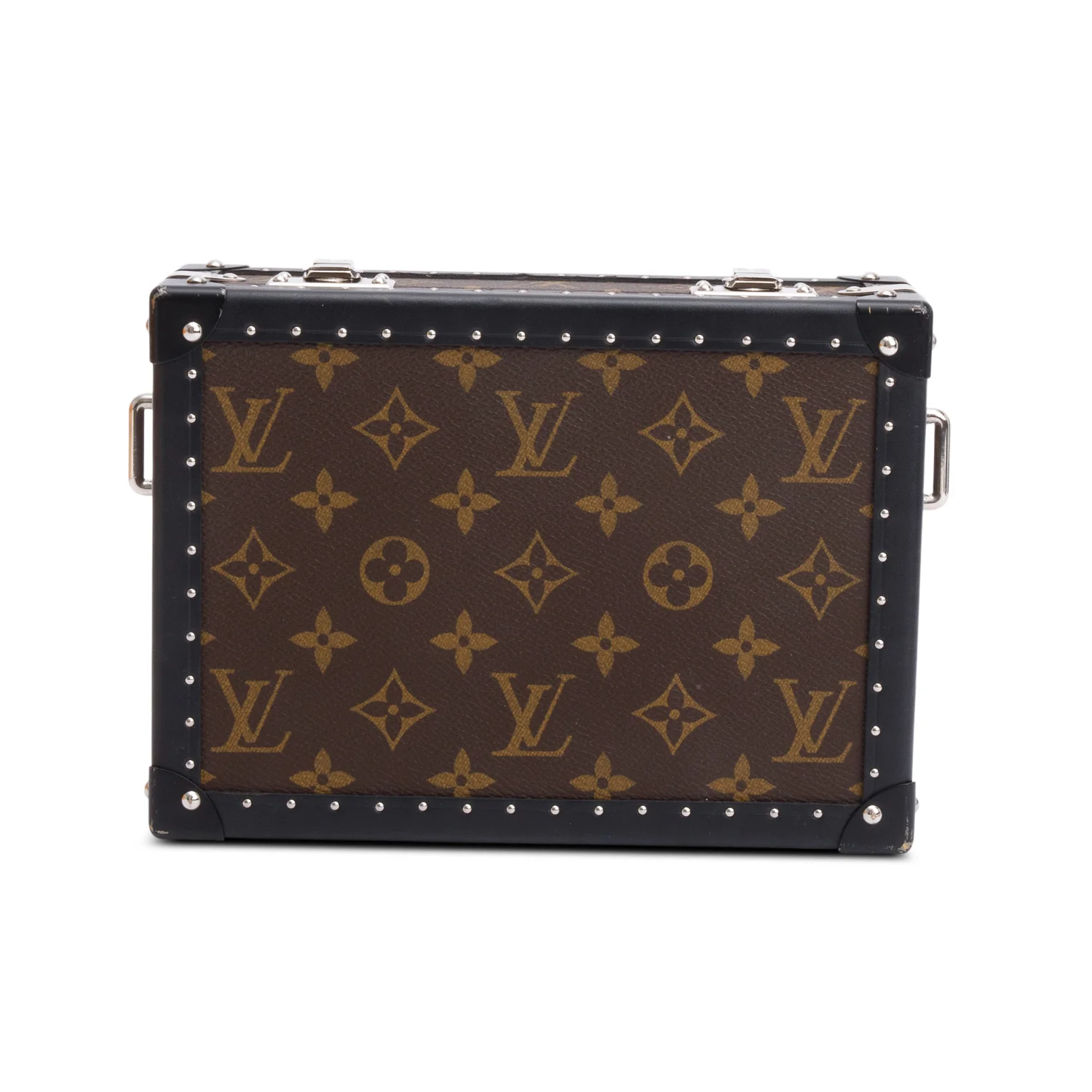 Louis Vuitton Monogram Macassar Clutch Box w/ Strap & Box - Image 4