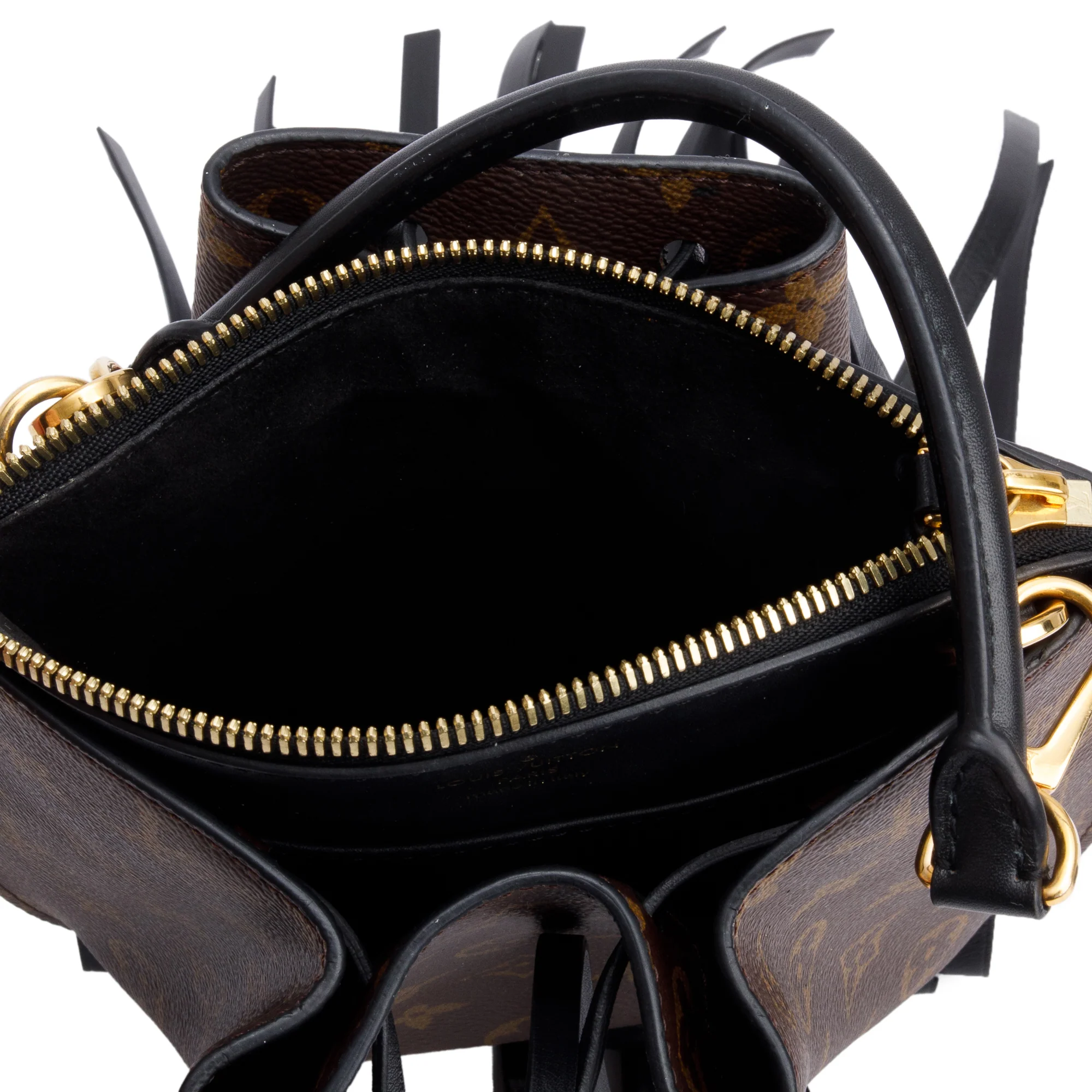 Louis Vuitton Monogram Macassar Fringed Noe - Image 5
