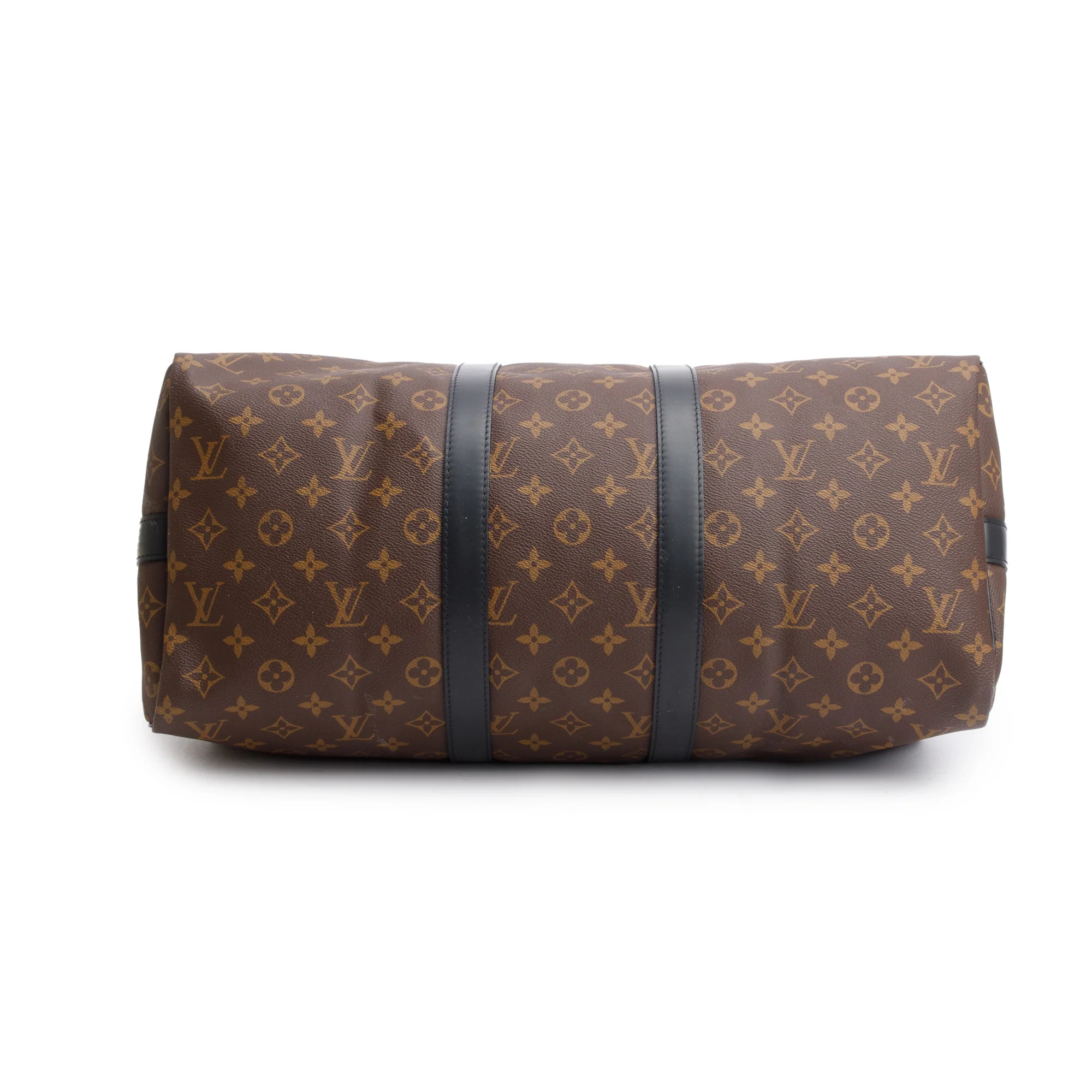 Louis Vuitton Monogram Macassar Keepall Bandouliere 45 w/ Strap - Image 6