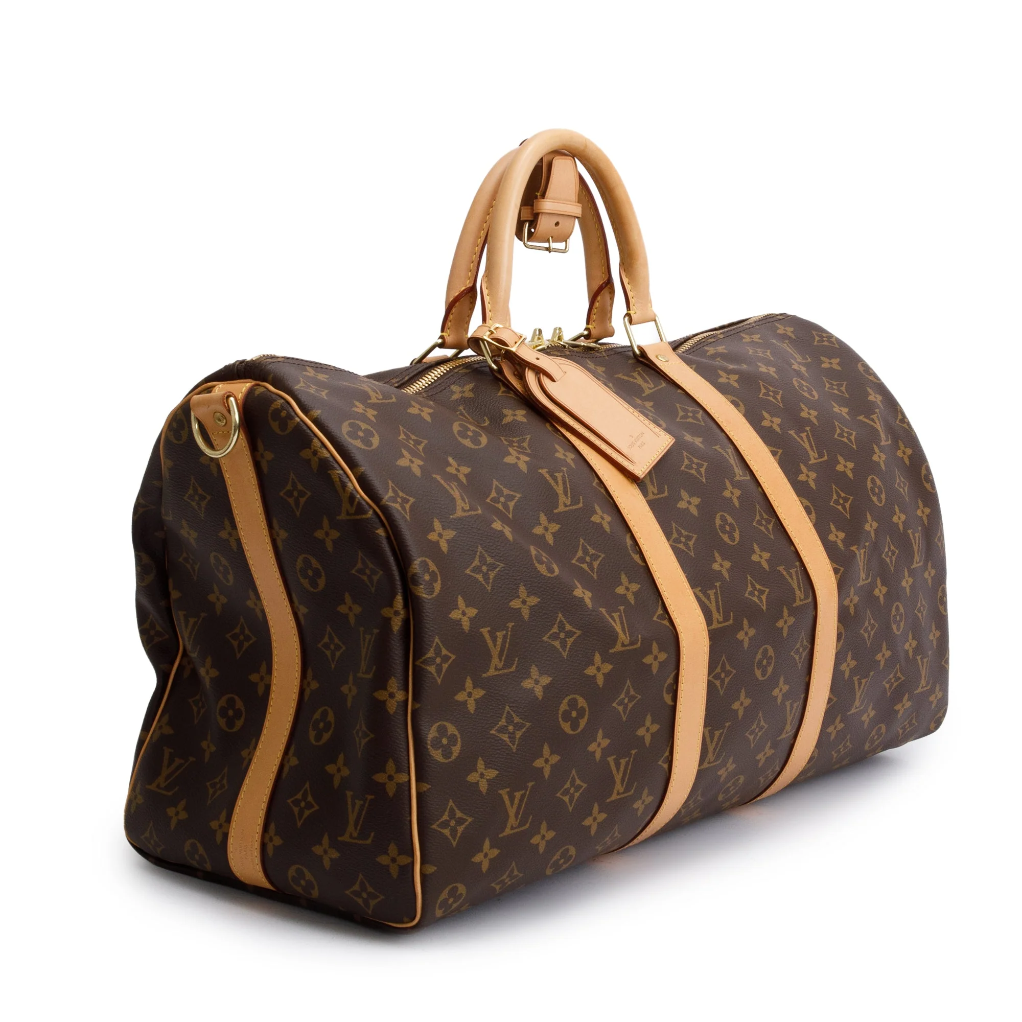 Louis Vuitton Monogram Macassar Keepall Bandouliere 50 - Image 4