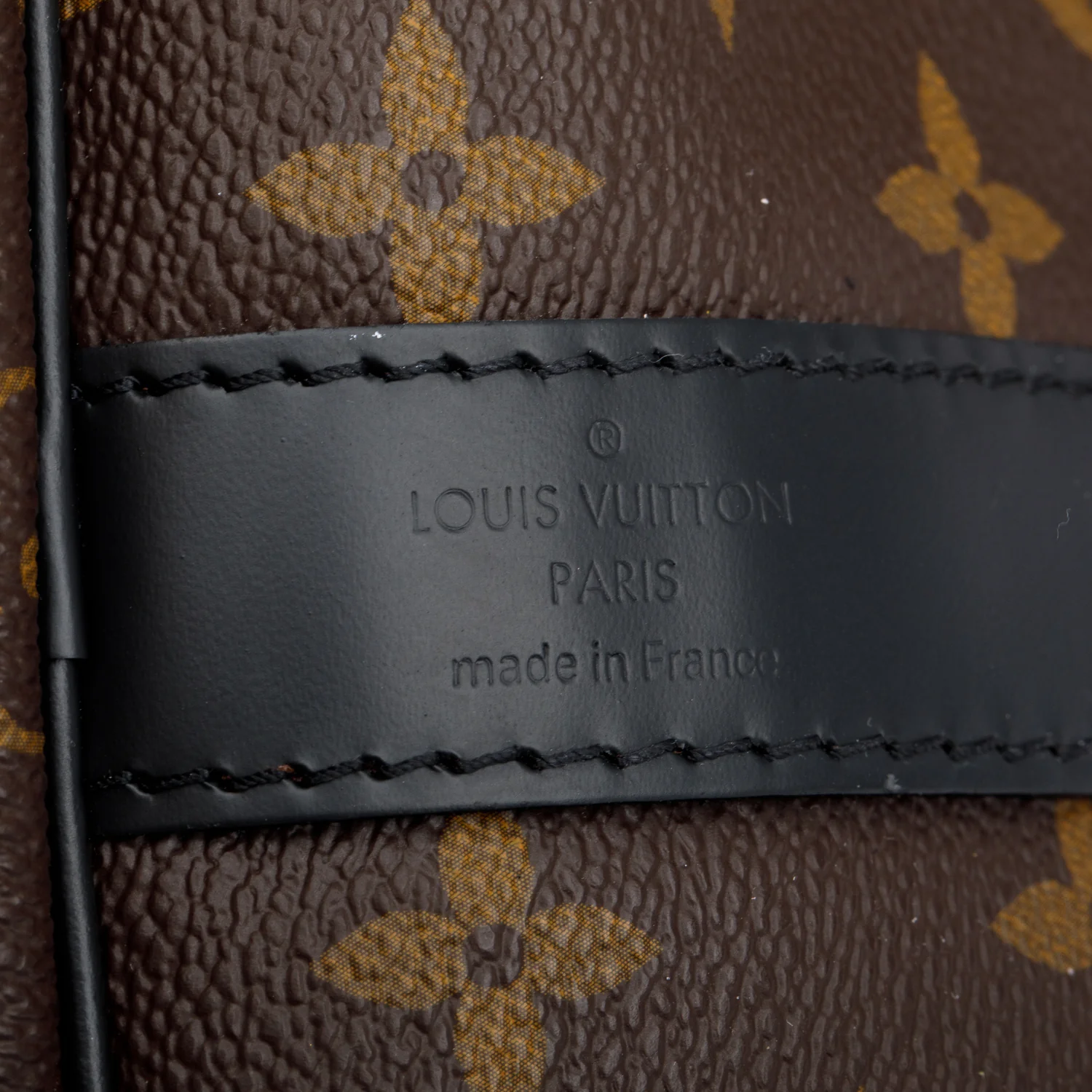 Louis Vuitton Monogram Macassar Keepall Bandouliere 55 w/ Box & Strap - Image 9