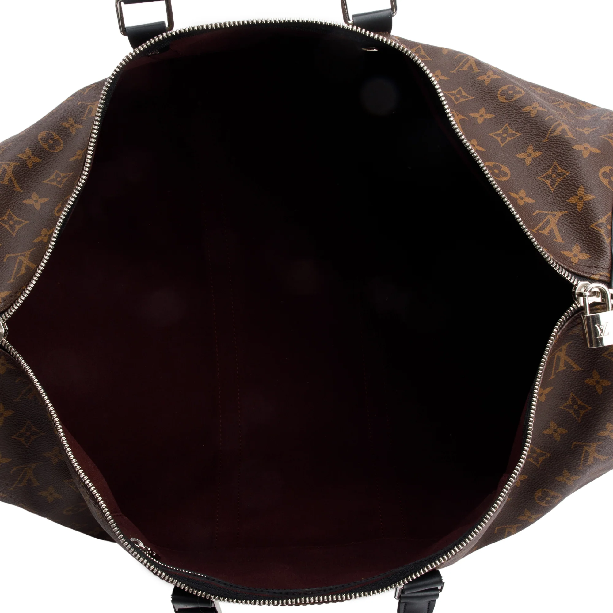 Louis Vuitton Monogram Macassar Keepall Bandouliere 55 w/ Strap - Image 7