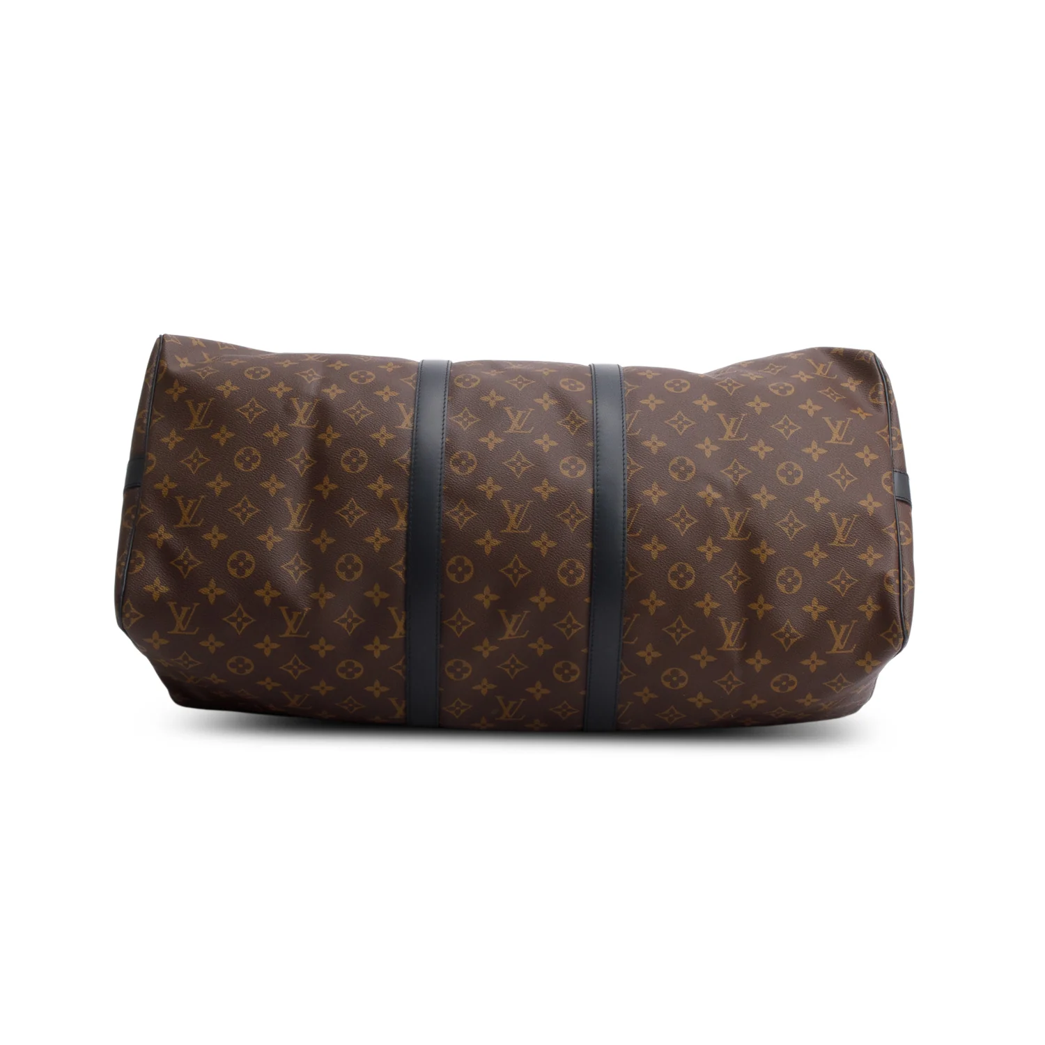 Louis Vuitton Monogram Macassar Keepall Bandouliere 55 w/ Strap - Image 6