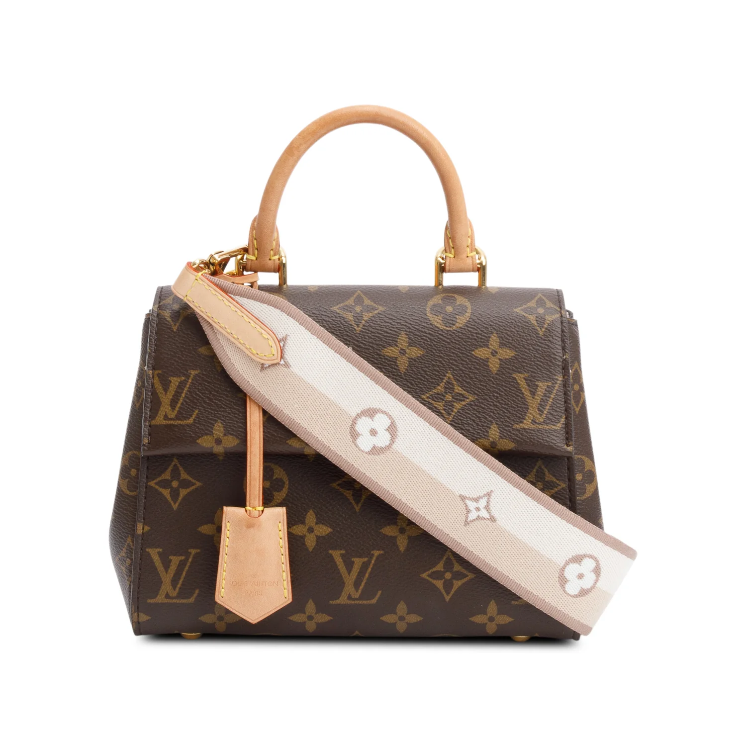 Louis Vuitton Monogram Mini Cluny w/ Strap & Box