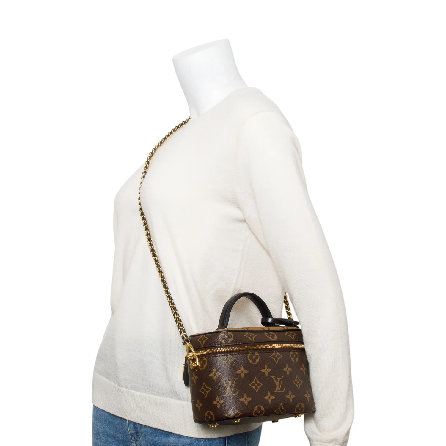 Louis Vuitton Monogram & Monogram Reverse Vanity PM w/ Strap - Image 2