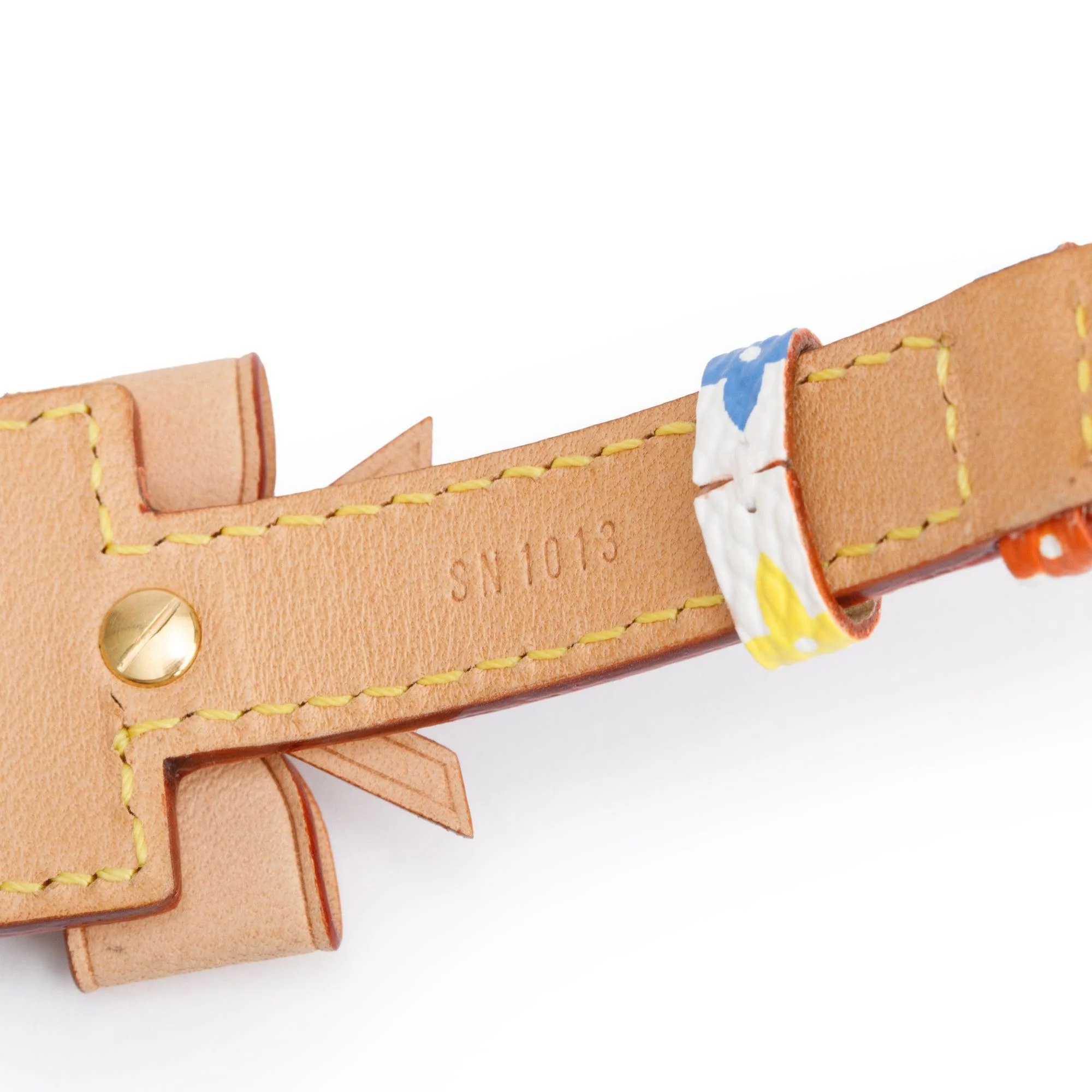 Louis Vuitton Monogram Multicolore Address ID Wrap Bracelet - Image 3