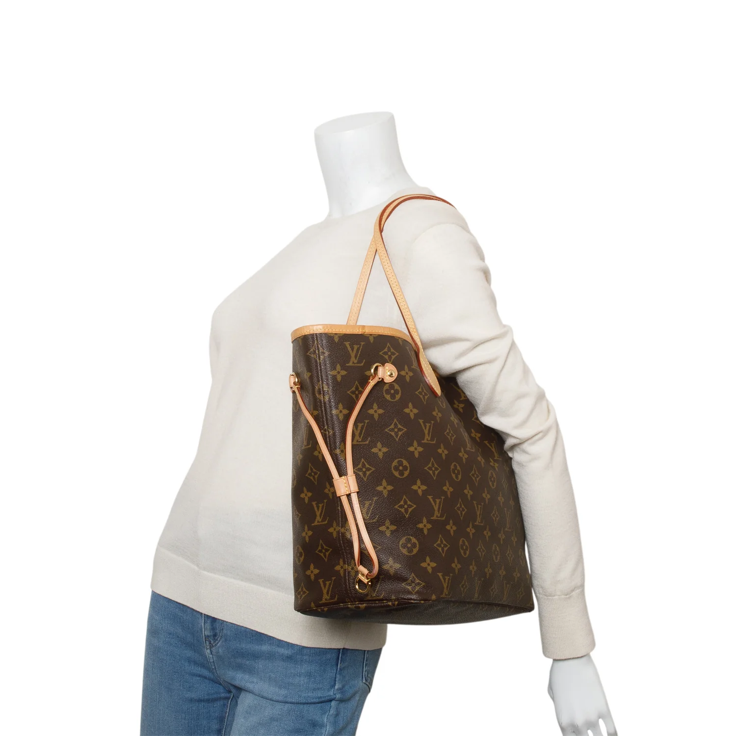 Louis Vuitton Monogram Neverfull MM w/ Pouch - Image 2