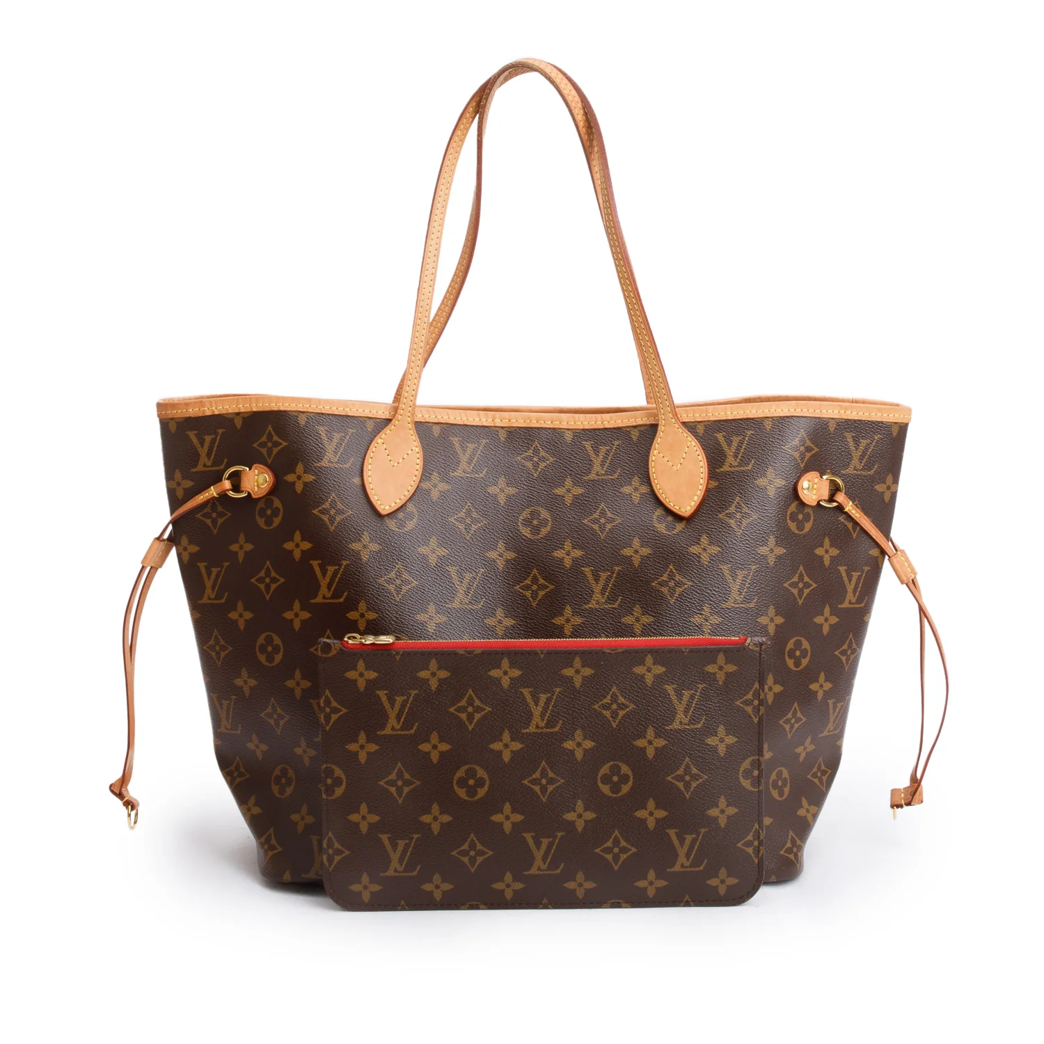 Louis Vuitton Monogram Neverfull MM w/ Pouch w/ Box & Receipt