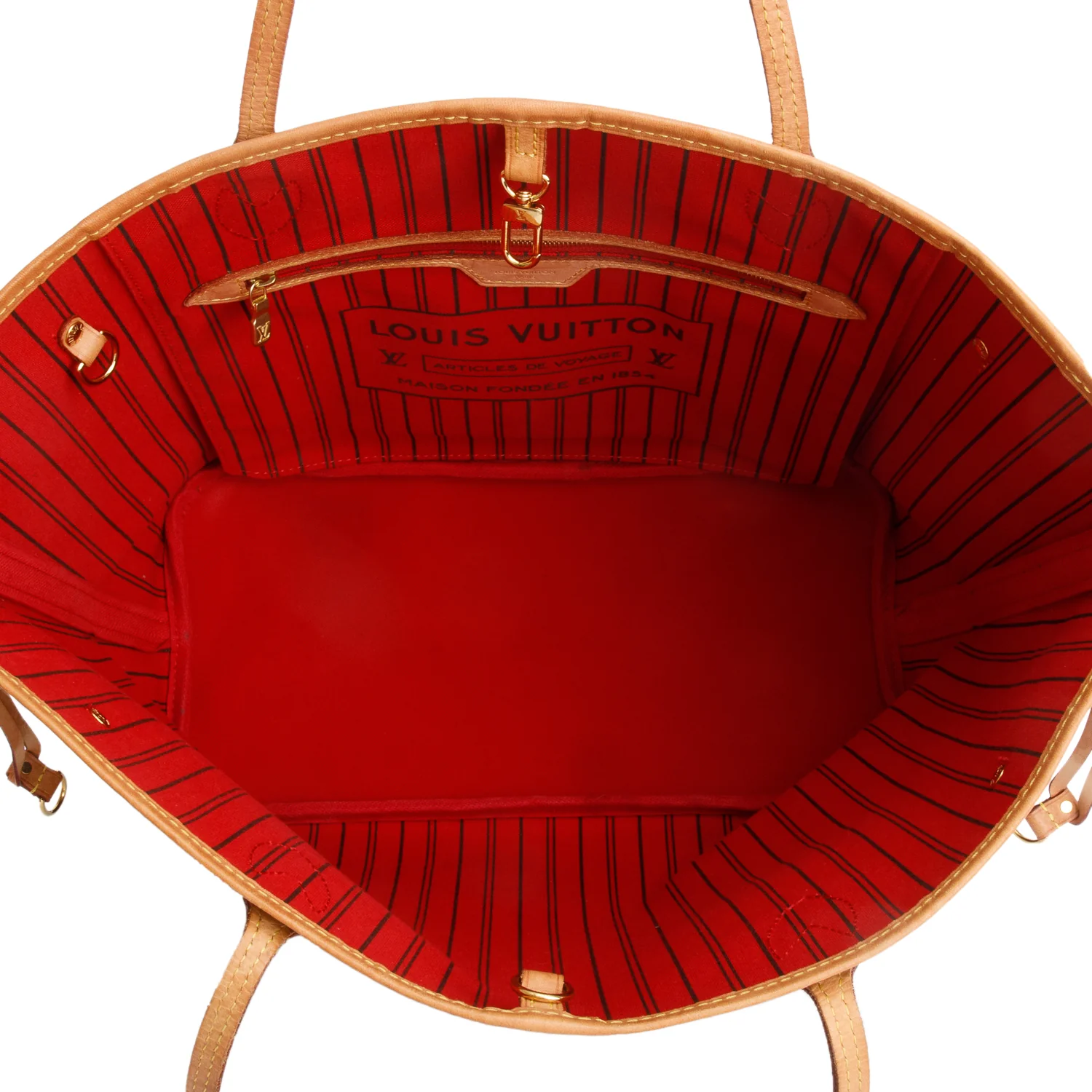 Louis Vuitton Monogram Neverfull MM w/ Pouch w/ Box & Receipt - Image 8