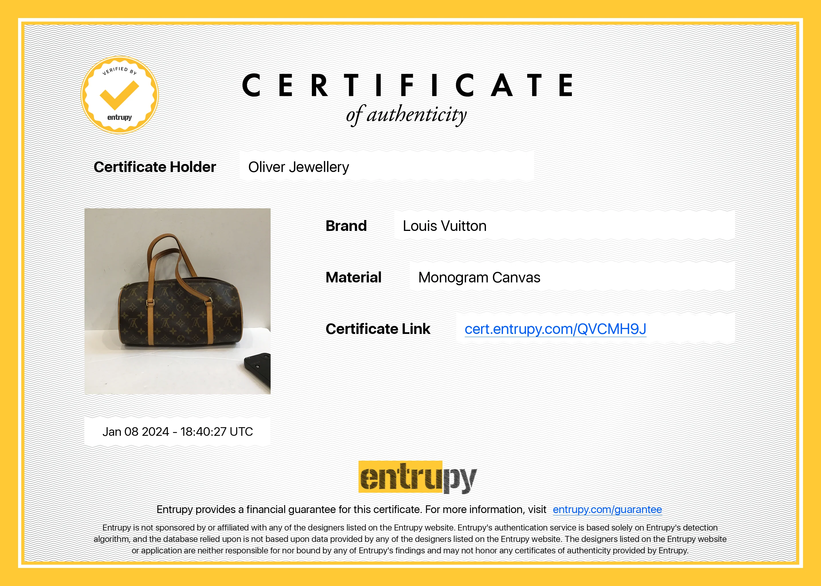Louis Vuitton Monogram Papillon 30 - Image 14